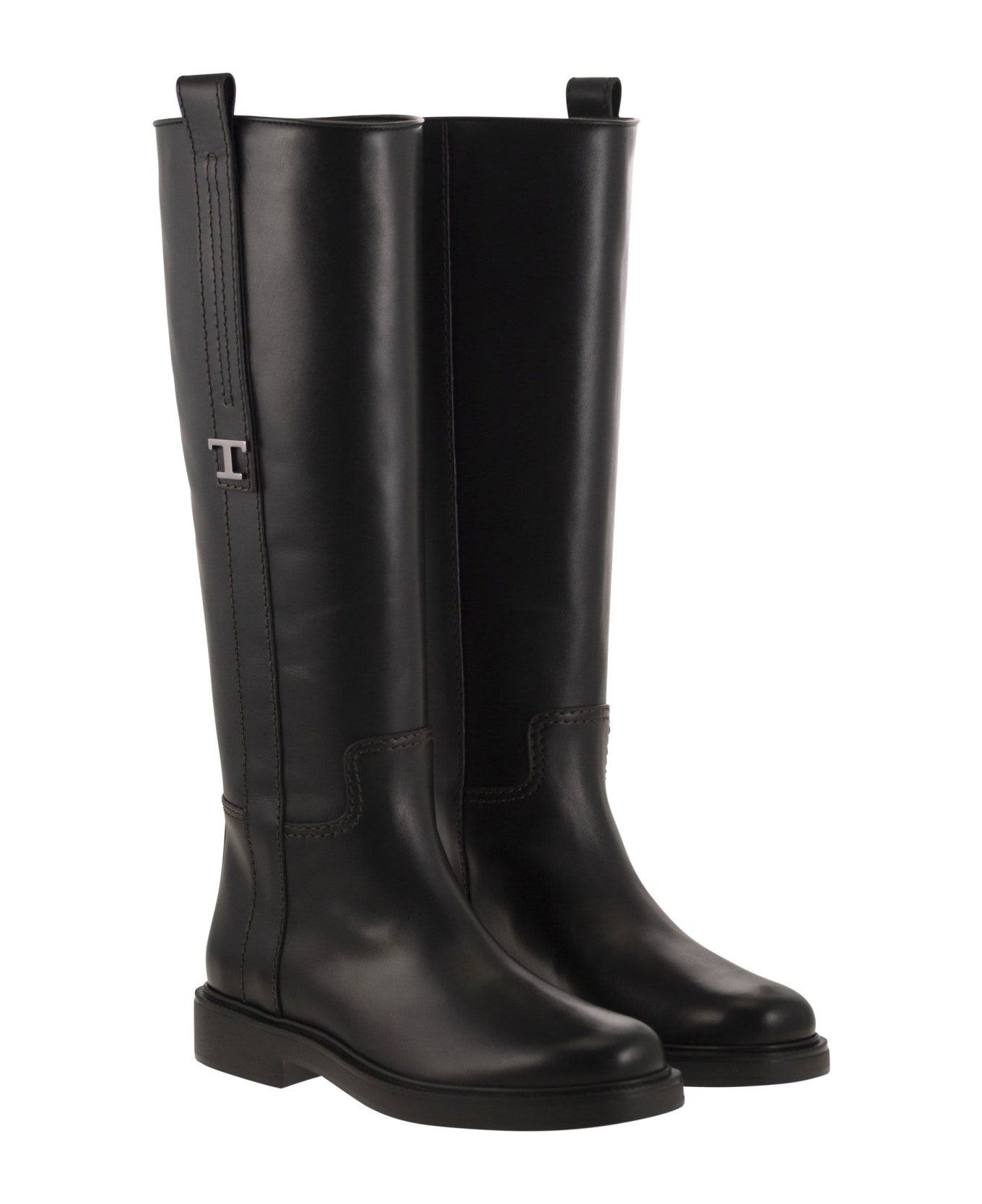 Tod's Leather Boot - Black