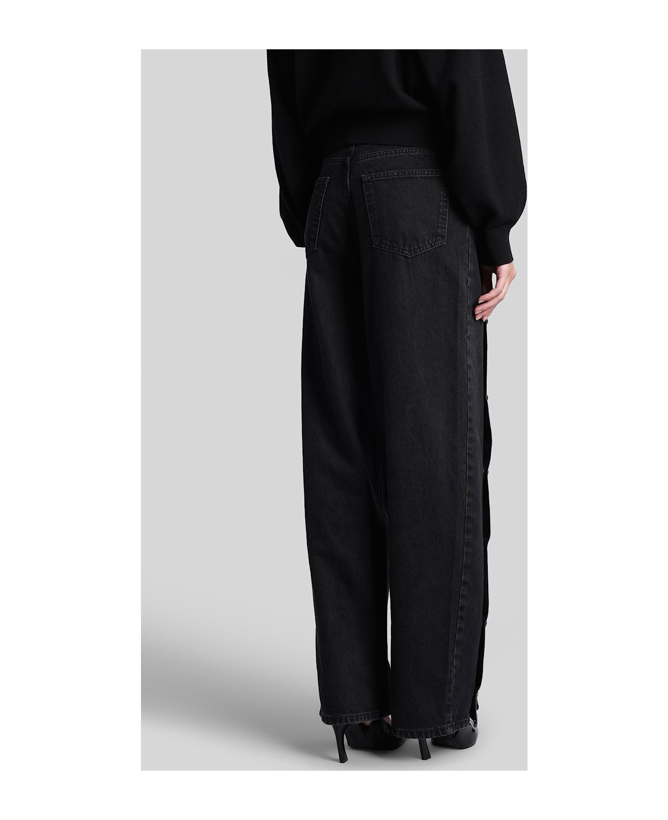 Rotate by Birger Christensen Jeans In Black Denim - black