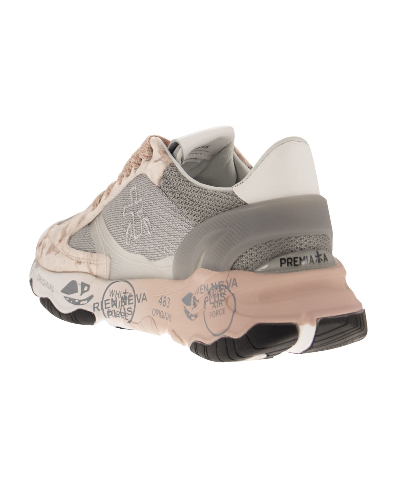 Premiata Buffly Sneakers - Pink/grey スニーカー