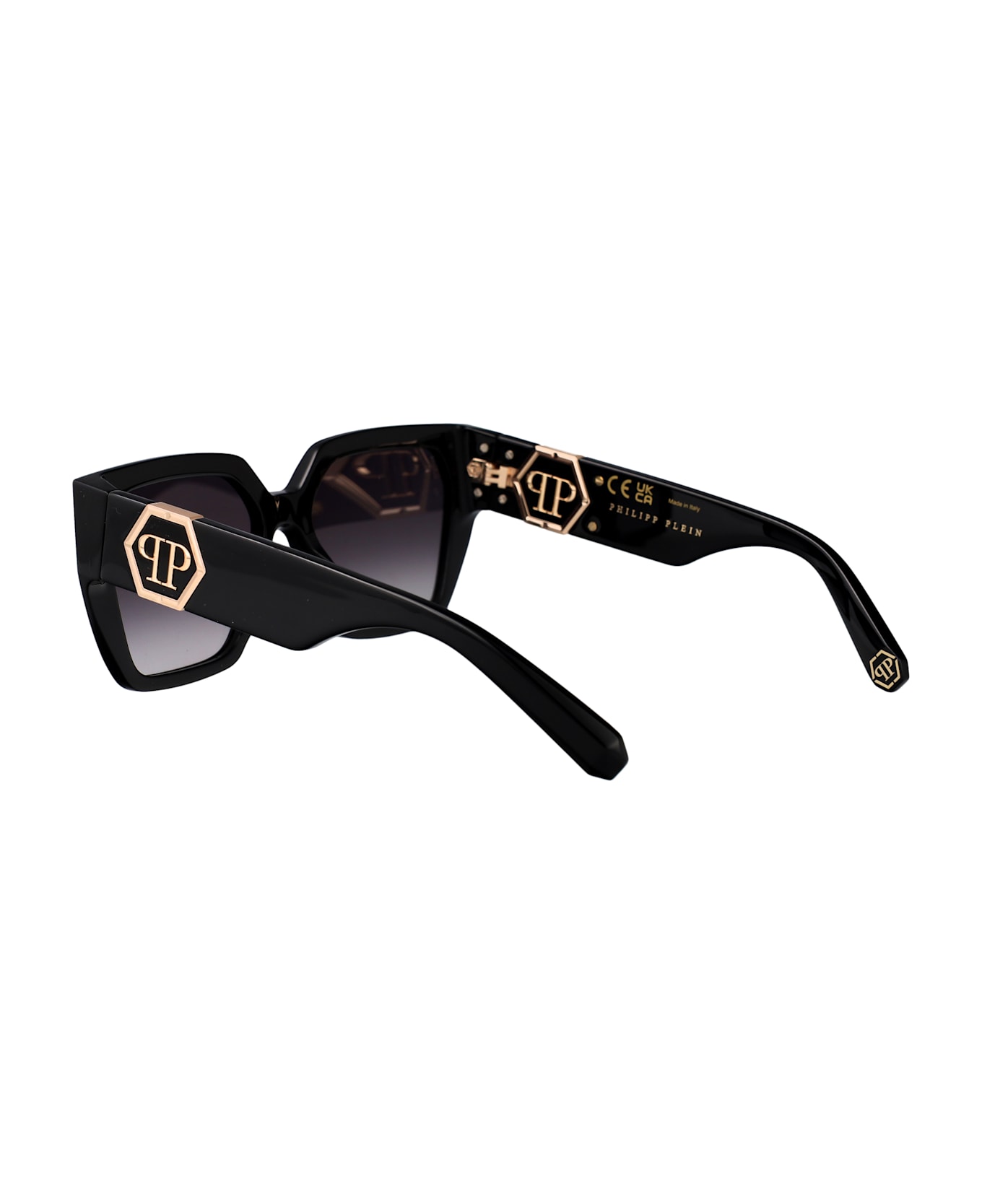 Philipp Plein Capture Sunglasses - NERO LUCIDO
