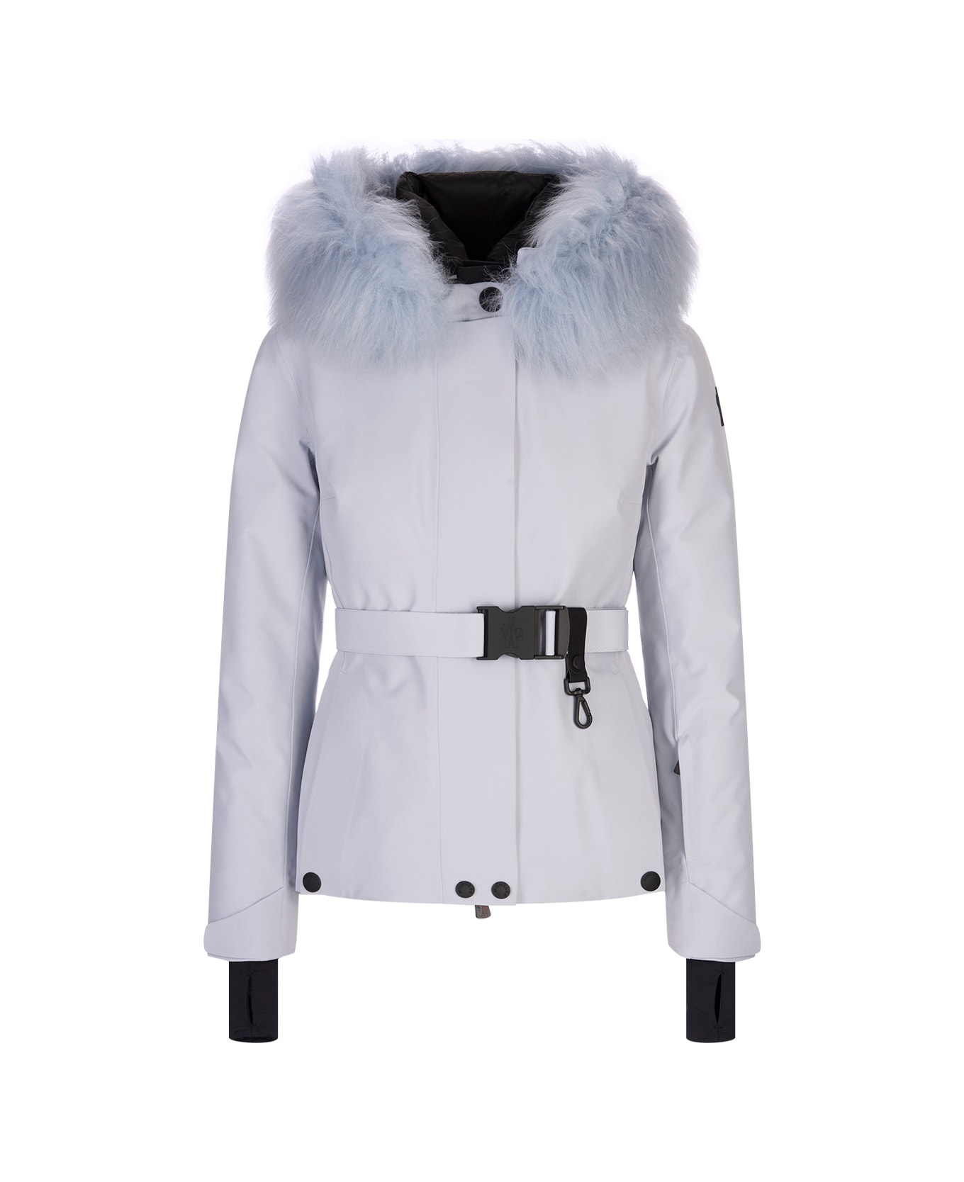 Moncler Grenoble Laplance Ski Jacket In Light Blue Gore-tex - Blue