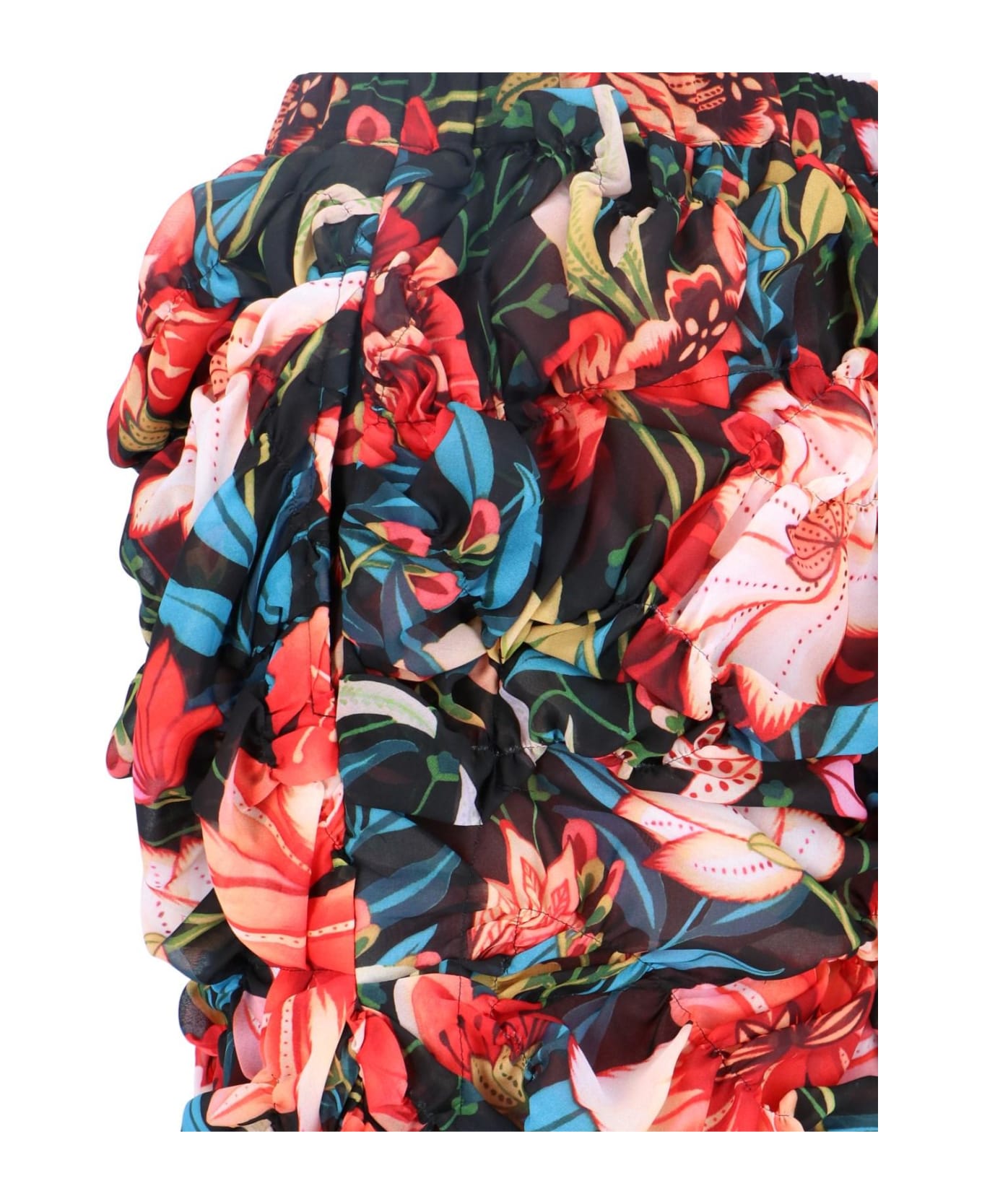 Comme des Garçons Floral Midi Skirt - Multi