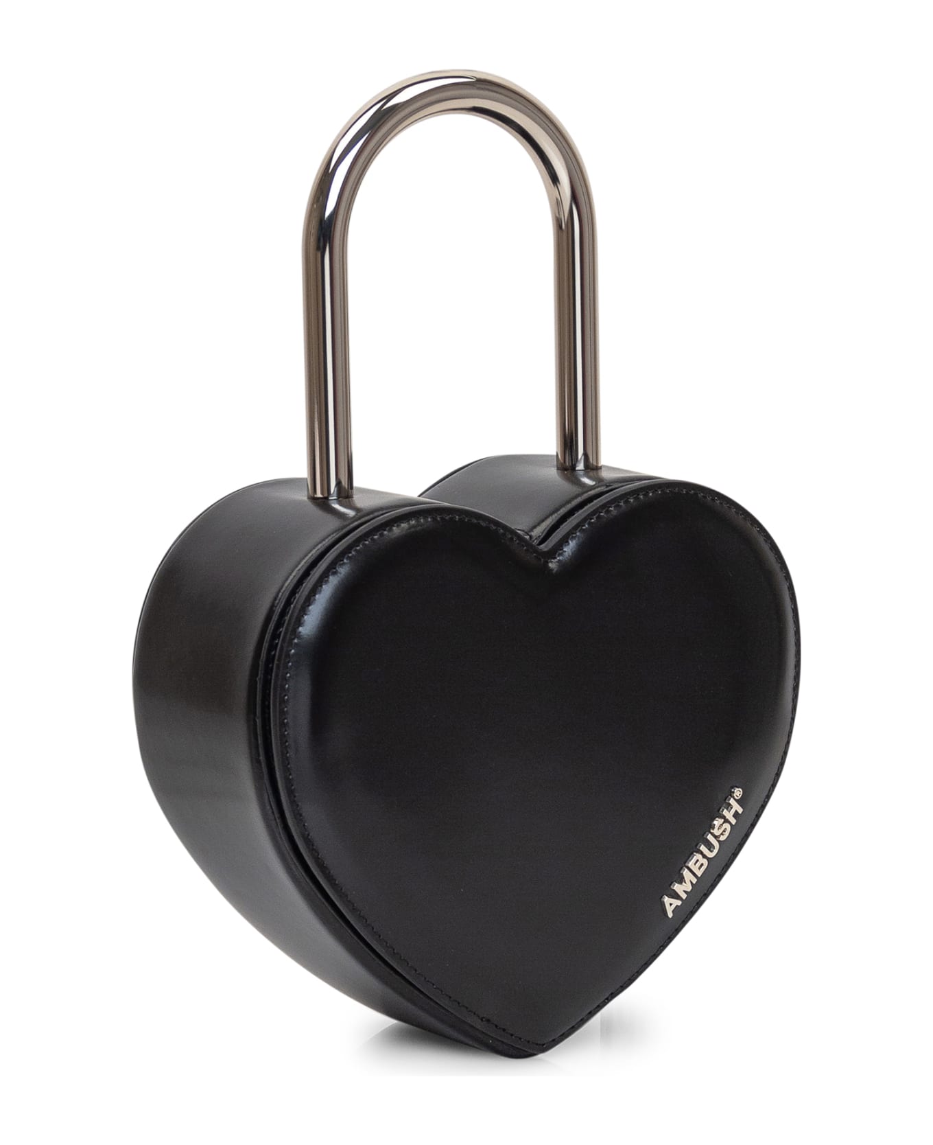 AMBUSH Heart Padlock Bag - BLACK