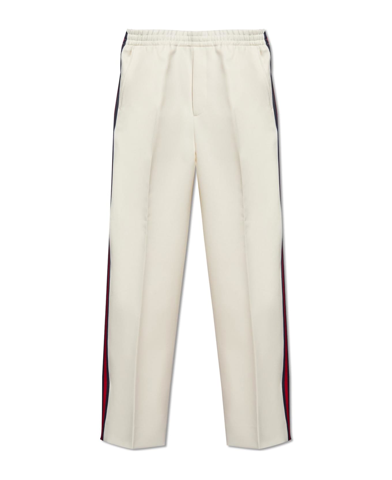Gucci Side-stripe Trousers - White