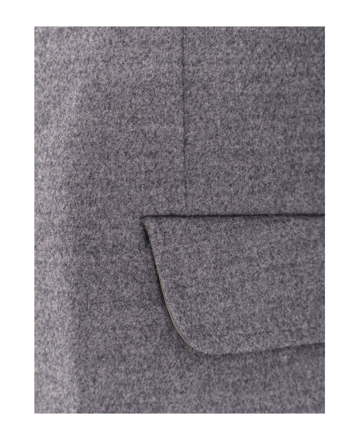 Brunello Cucinelli Wool Coat - Grigio/kaki