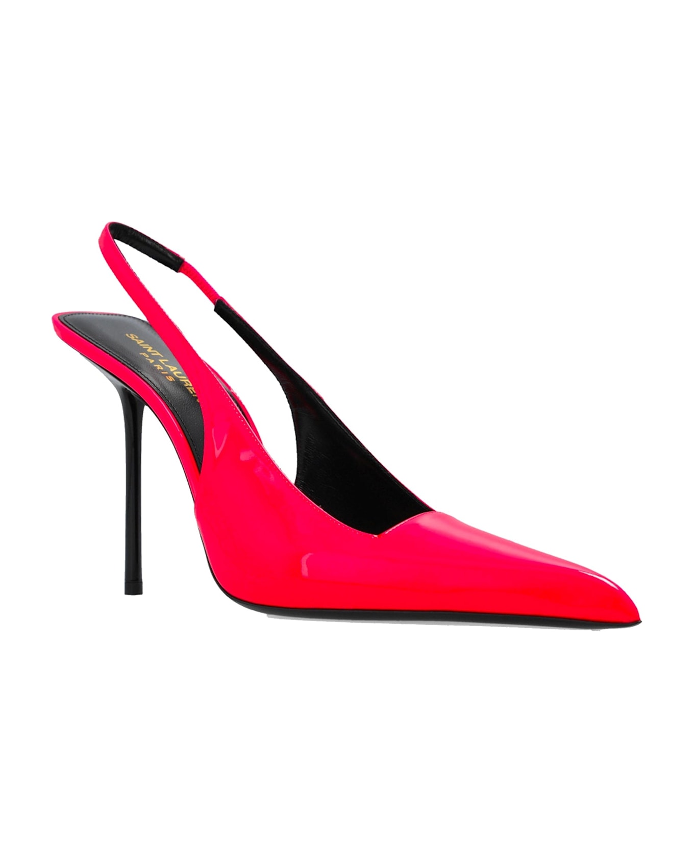 Saint Laurent Kiss 105 Slingback Pumps - Pink