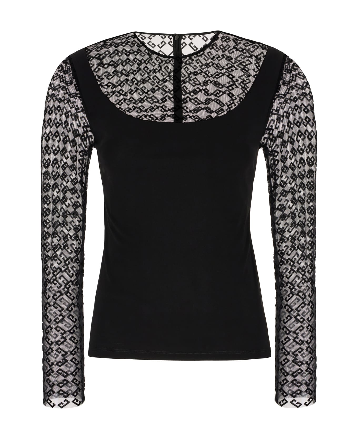 Givenchy Black Viscose Top - BLACK