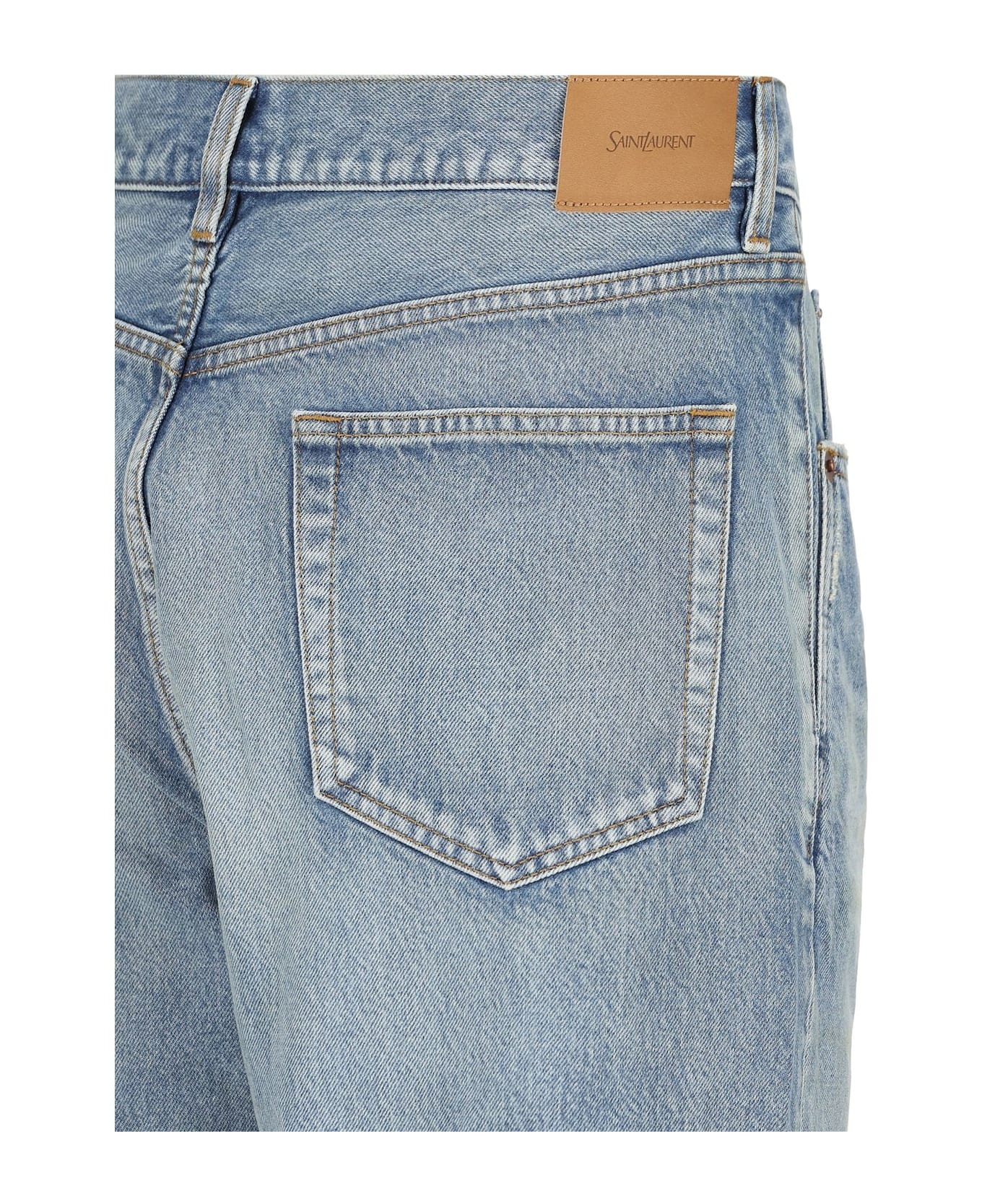 Saint Laurent Loose-fit Mid-rise Jeans