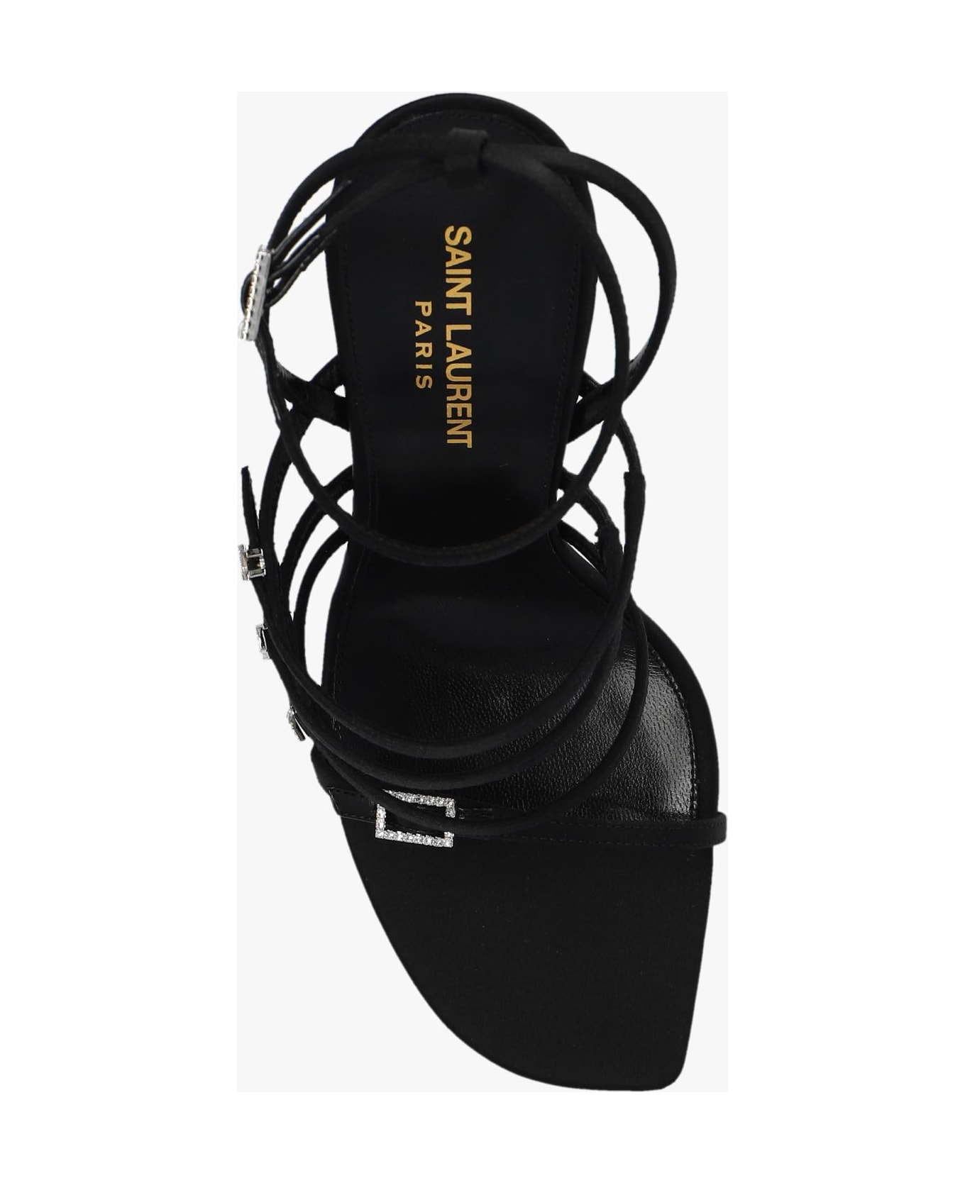 Saint Laurent 'jerry' Heeled Sandals - Nero