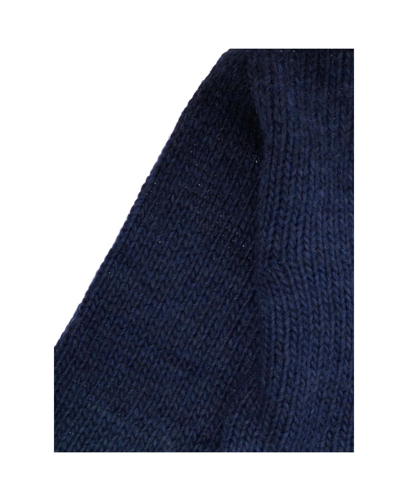 Il Gufo Blue Cardigan With V Neck And Front Button Closure In Wool Blend Boy - Blu