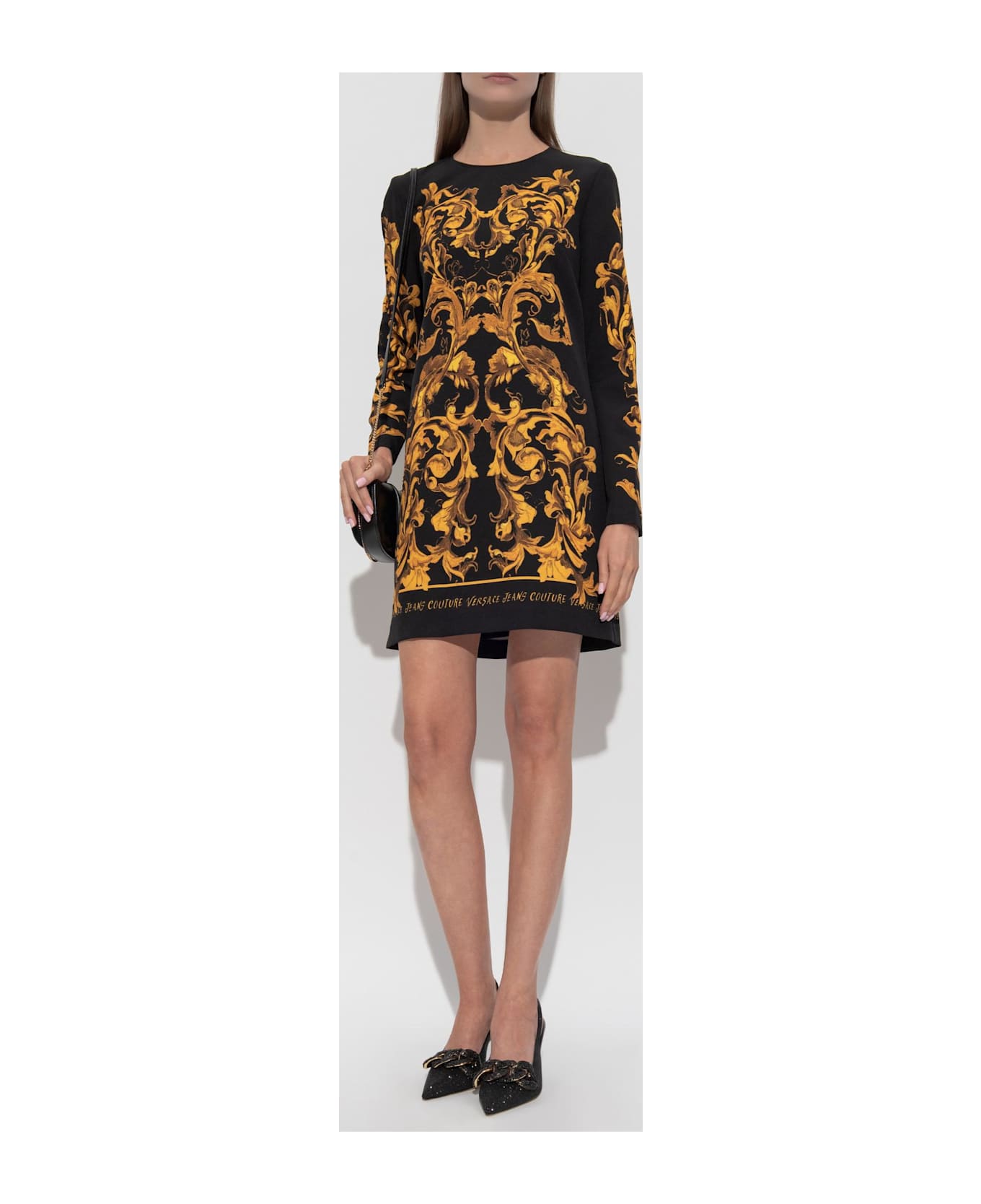 Versace Jeans Couture Dress With 
barocco
 Print - multicolored