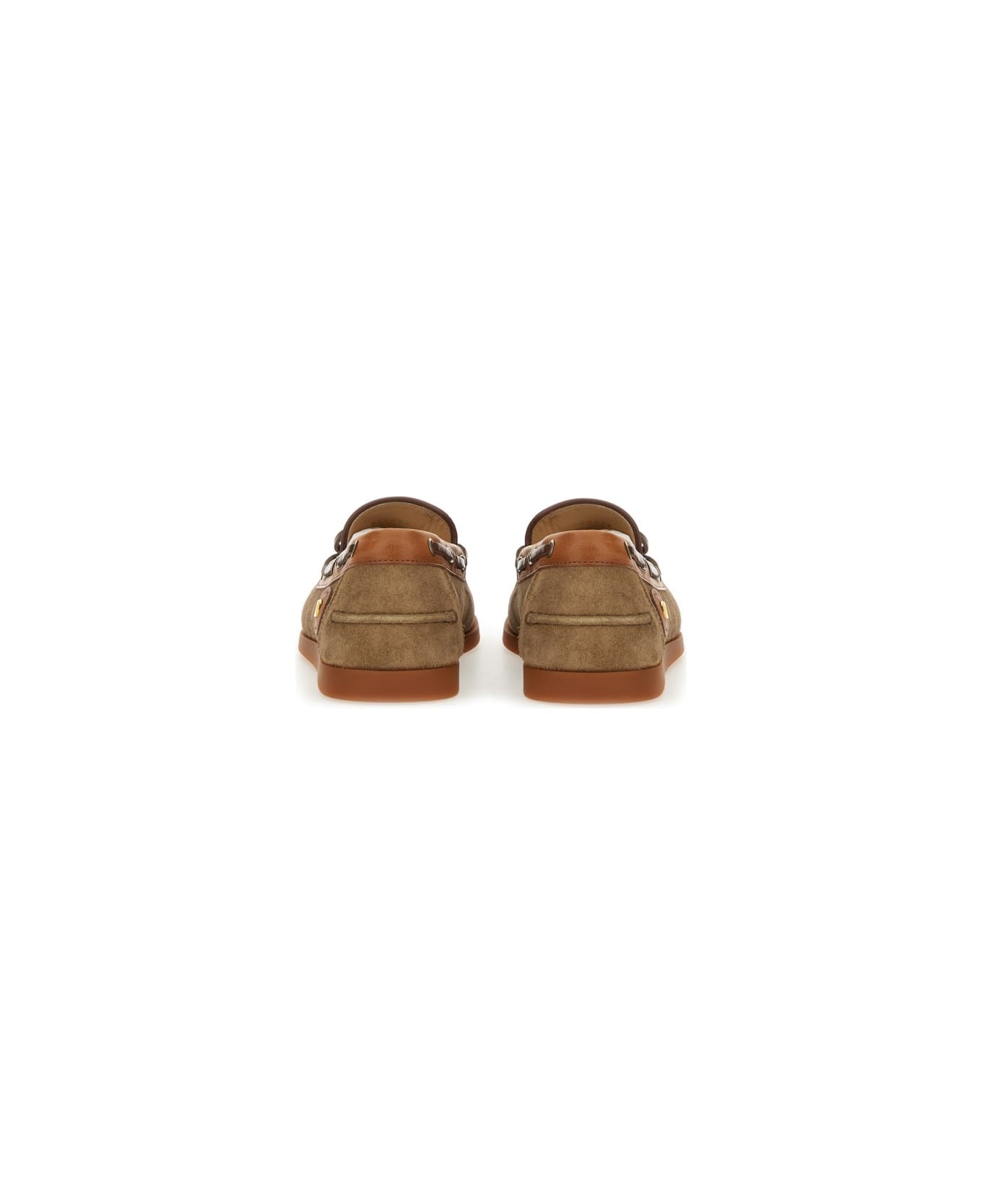 Valentino Garavani "palm Avenue" Boat Moccasin - BEIGE