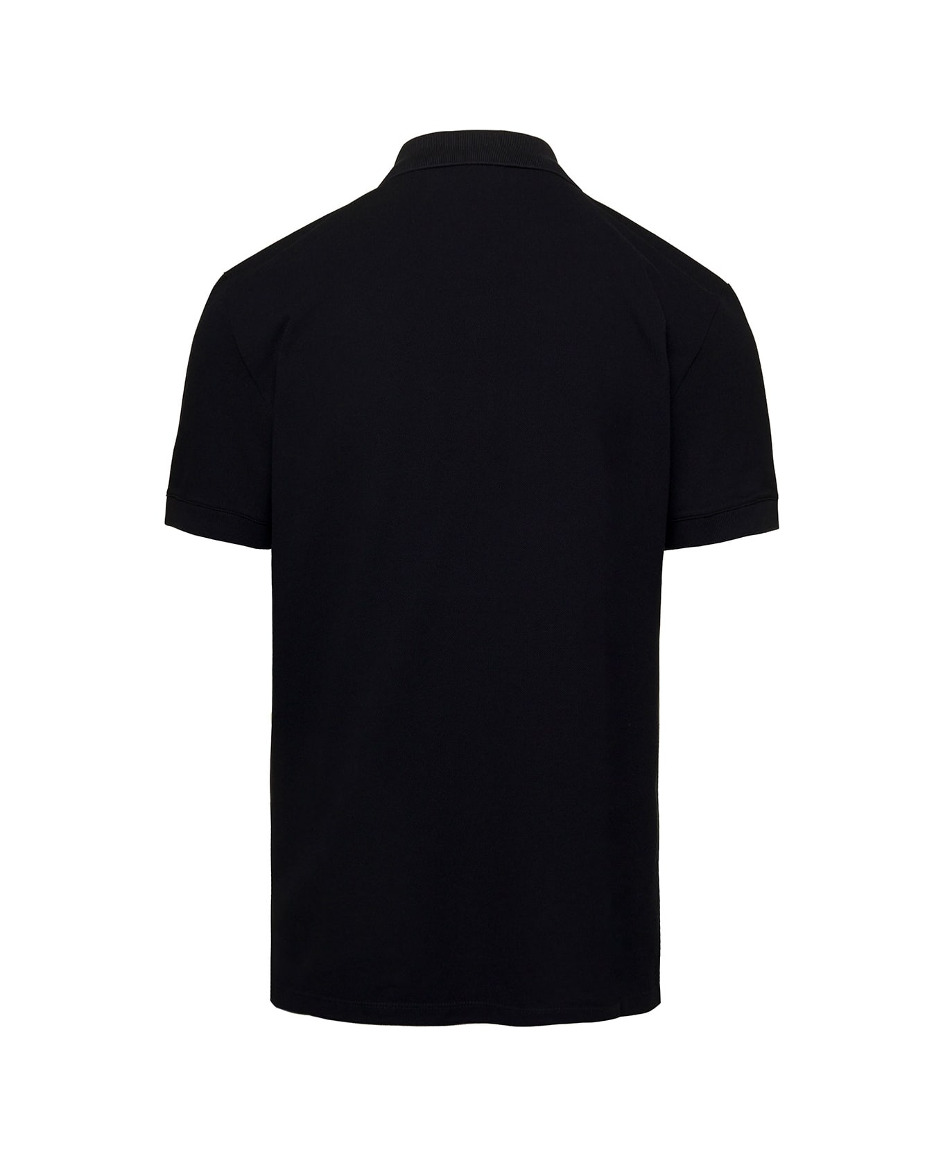 Alexander McQueen Skull Patch Polo T-shirt - Black