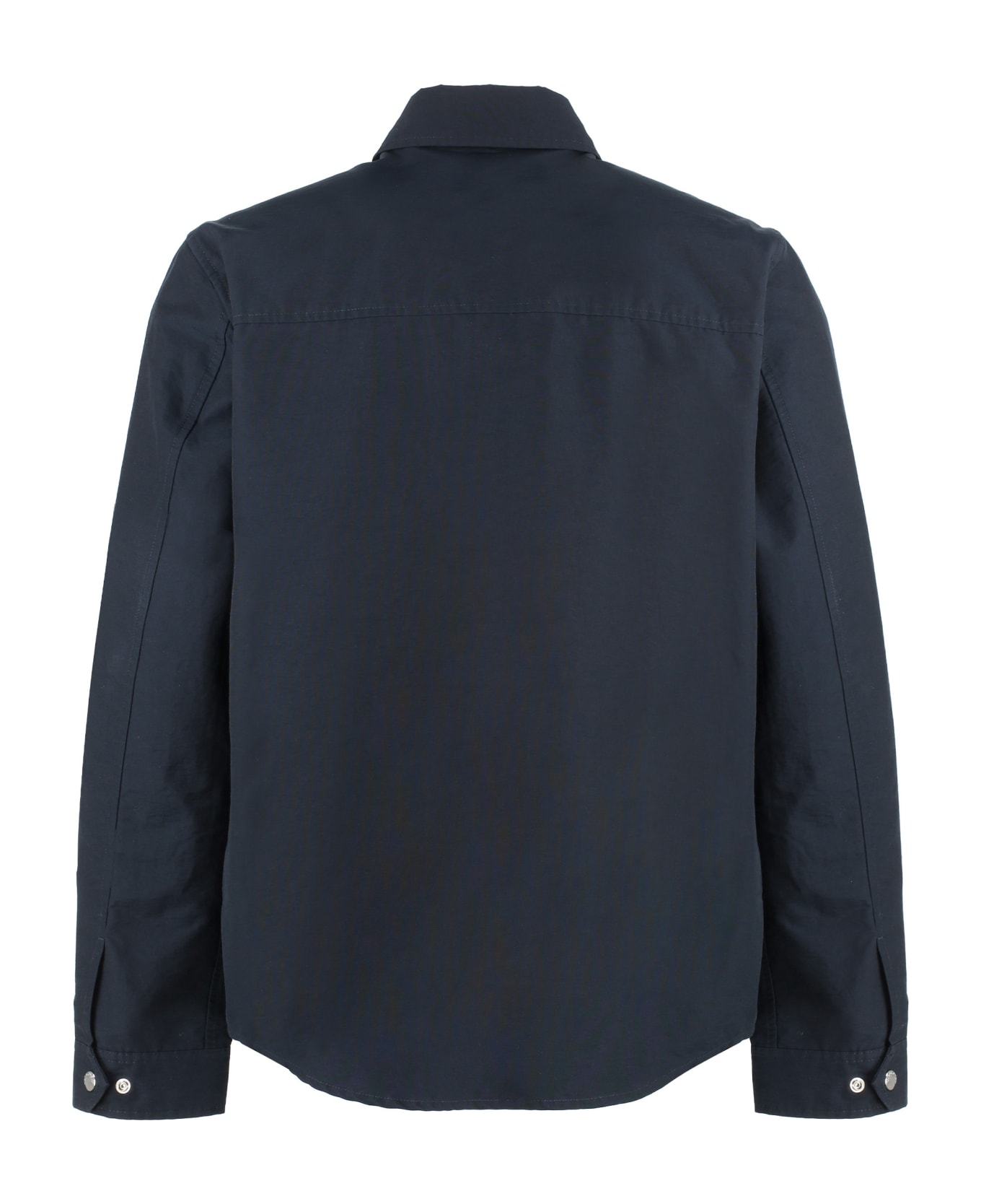 Woolrich Technical Fabric Overshirt - blue シャツ