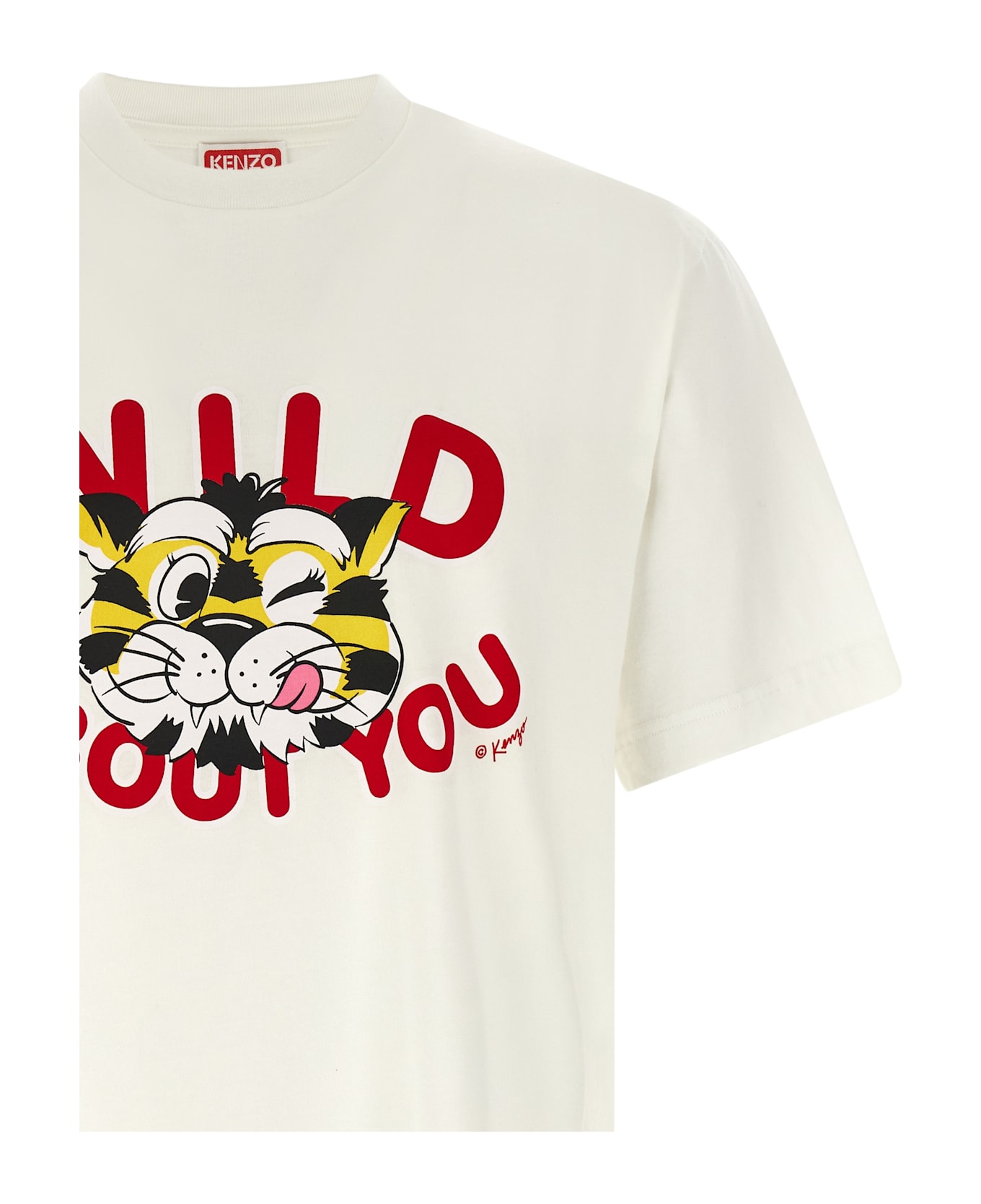 Kenzo 'wild Tiger' T-shirt - White