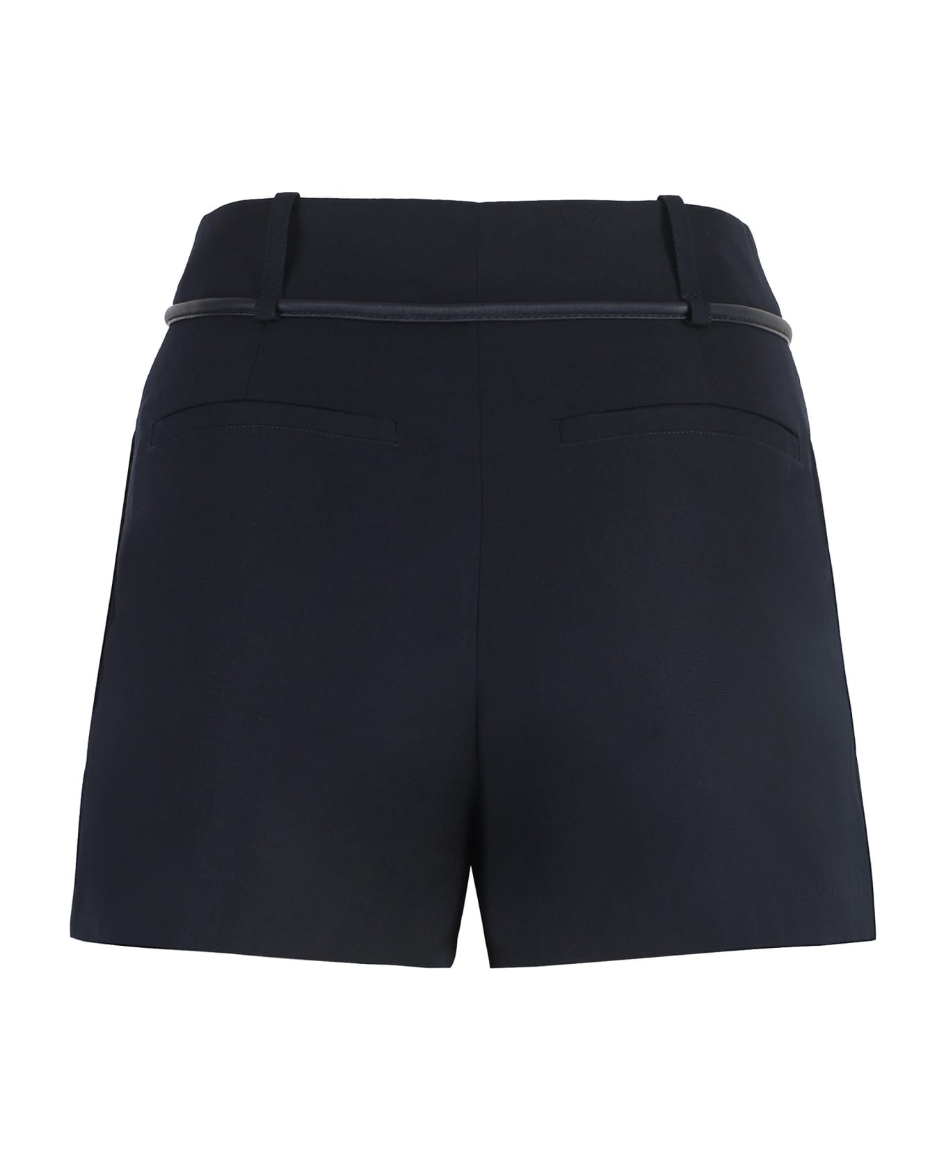 Yves Salomon High-rise Shorts - blue