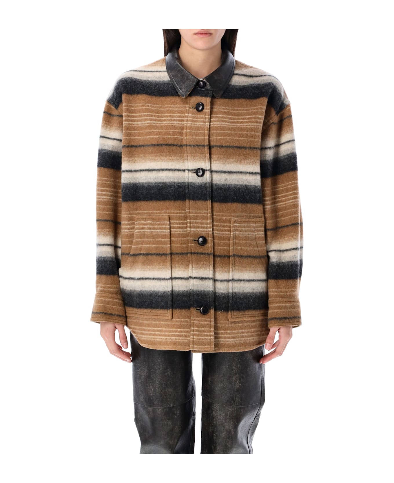 Marant Étoile Dayvi Shirtjacekt - CAMEL MULTI