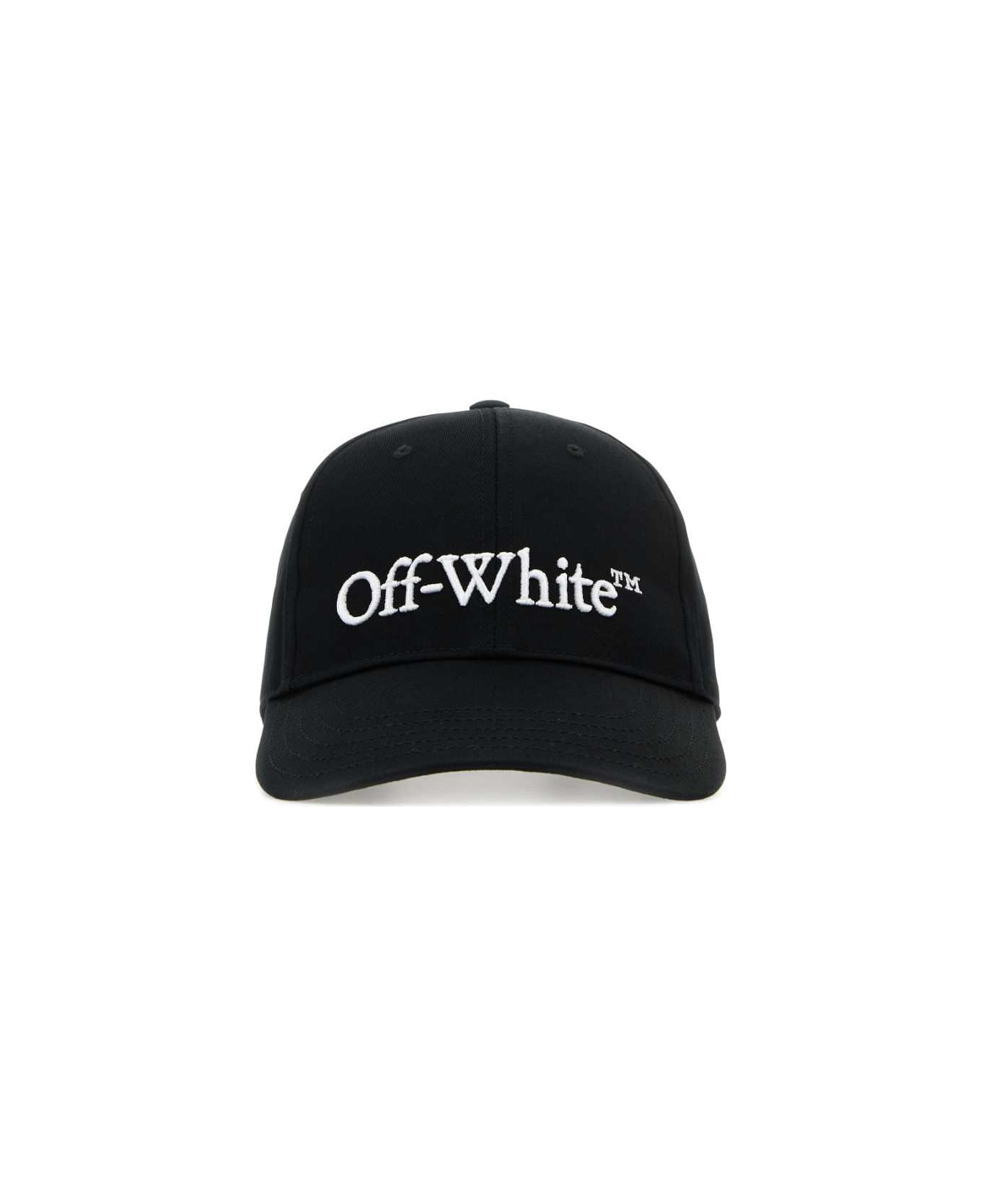 MADE IN WORLD キャップ ブラック 40 Off-White Black Cotton Baseball Cap | italist