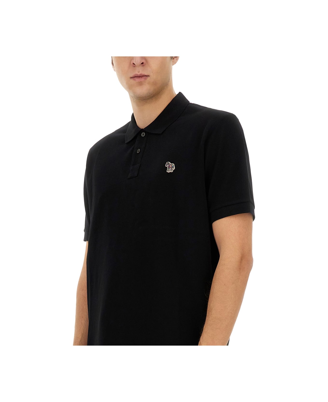 Paul Smith 
zebra
 Polo. - BLACK