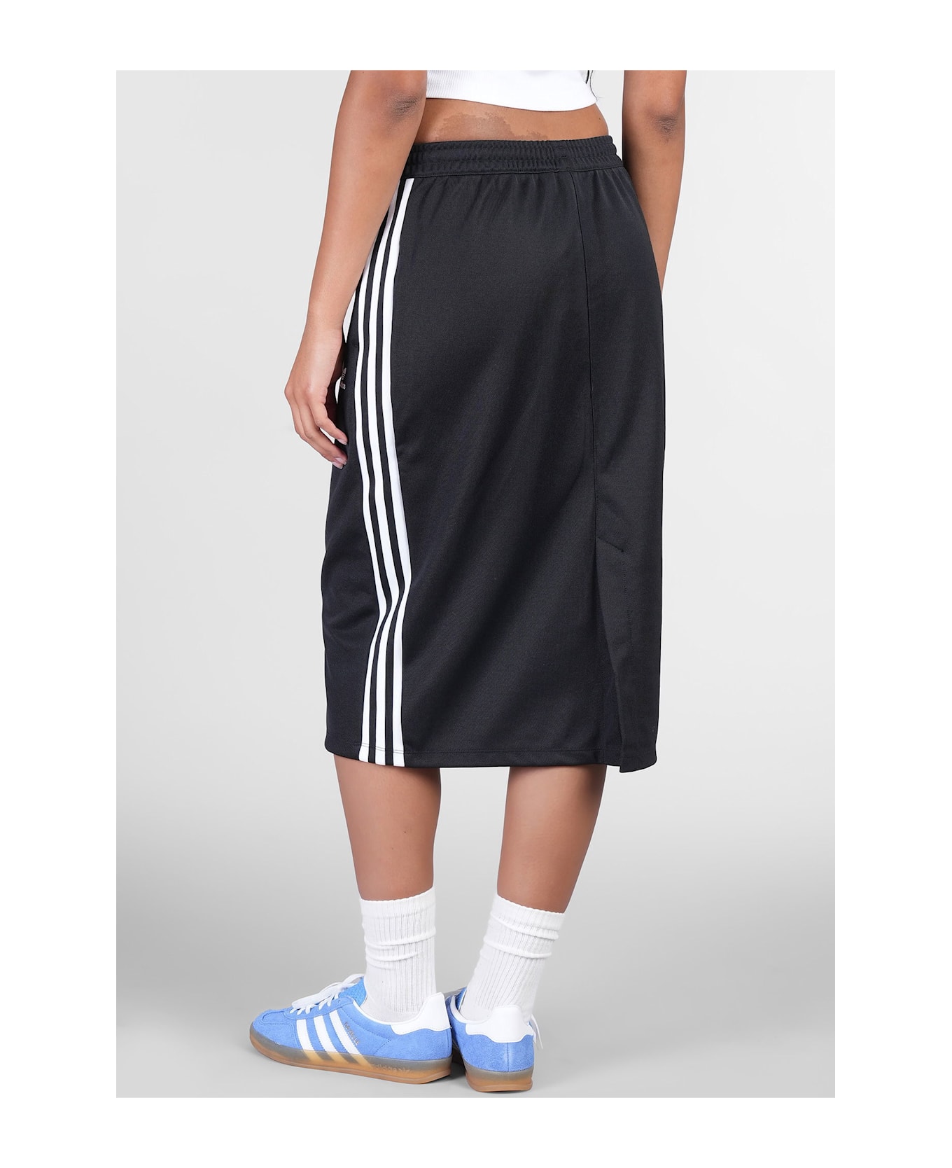 Adidas Classic Skirt Skirt In Black Cotton - black