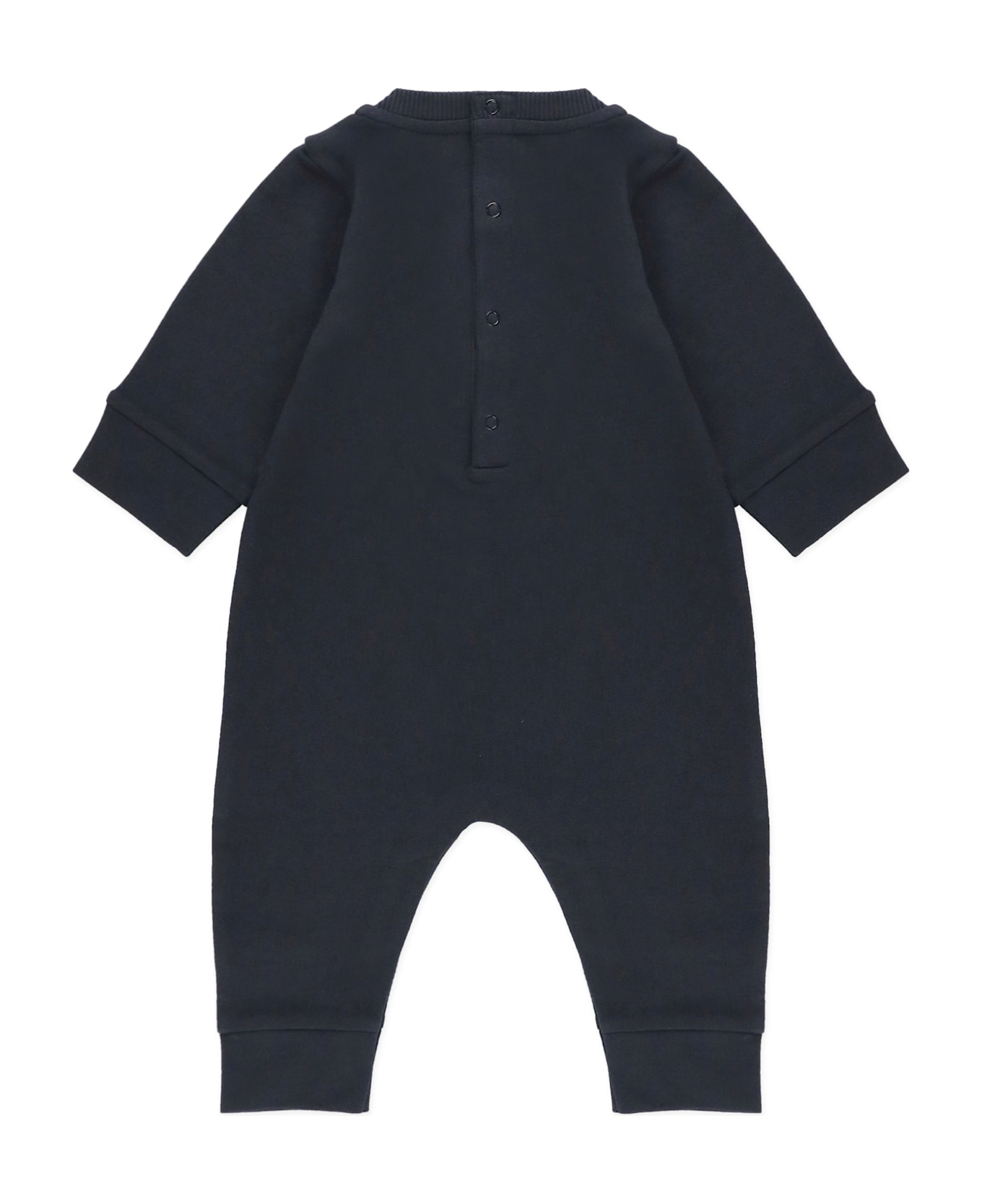 Moncler Jumpsuit With Logo - Blue