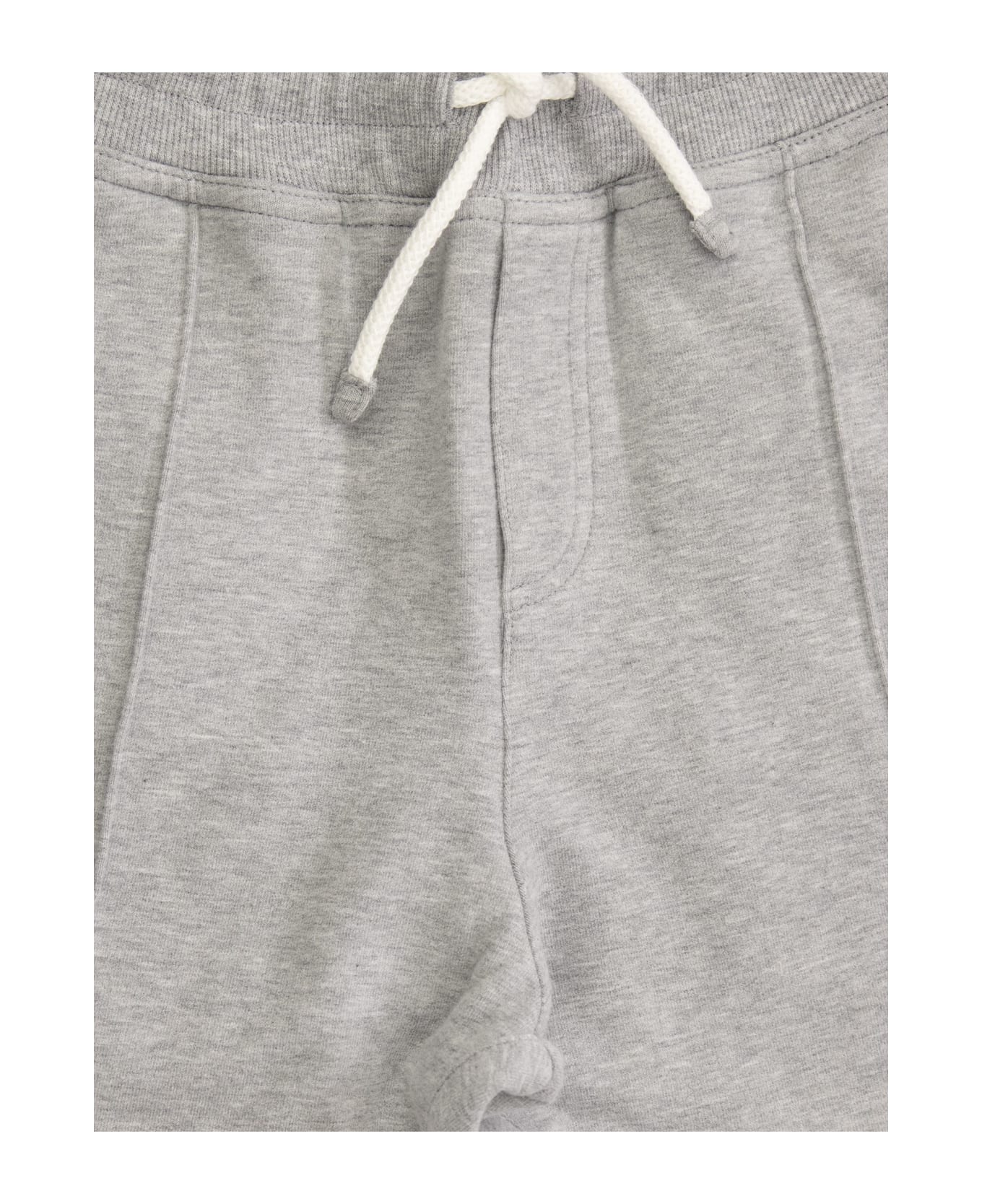 Brunello Cucinelli Cotton Trousers - Grey