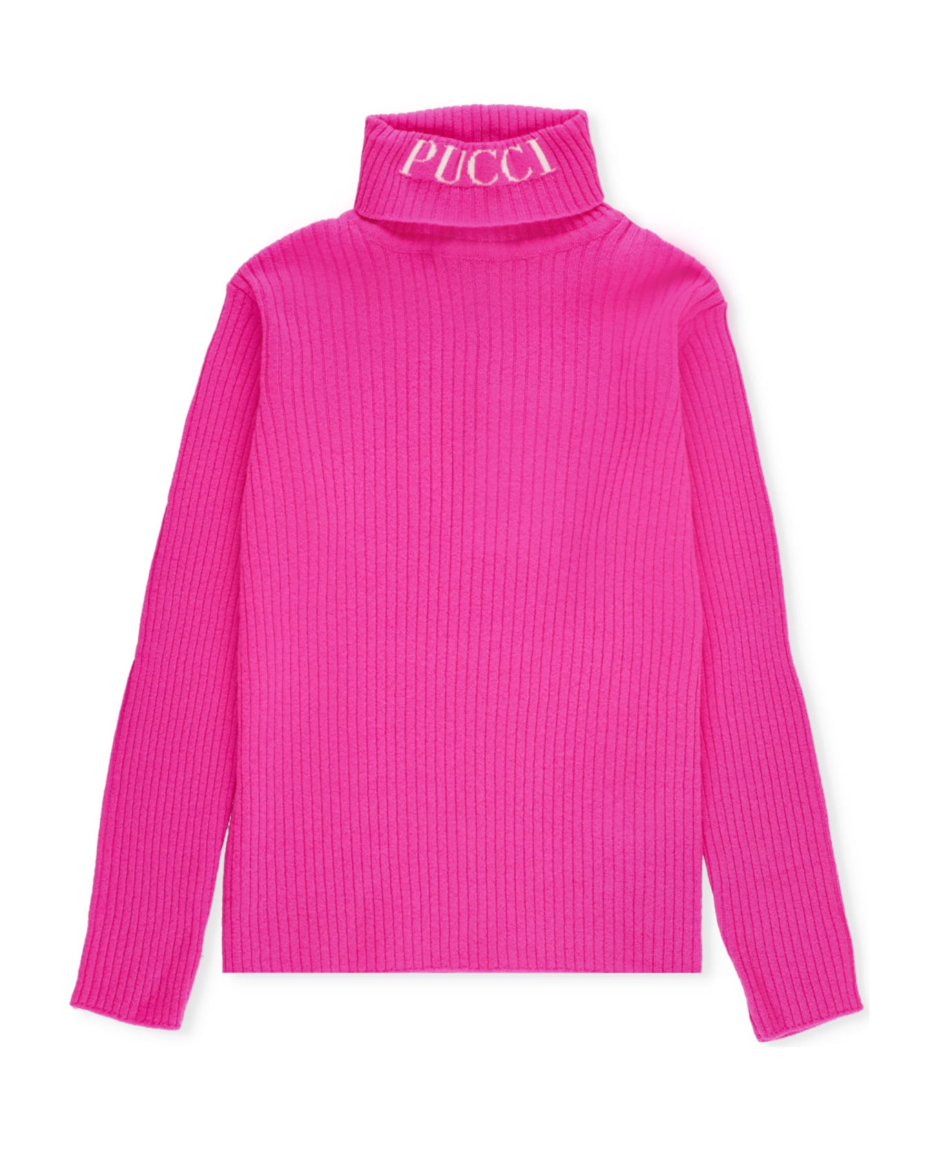 Pucci Wool Sweater - Fuchsia