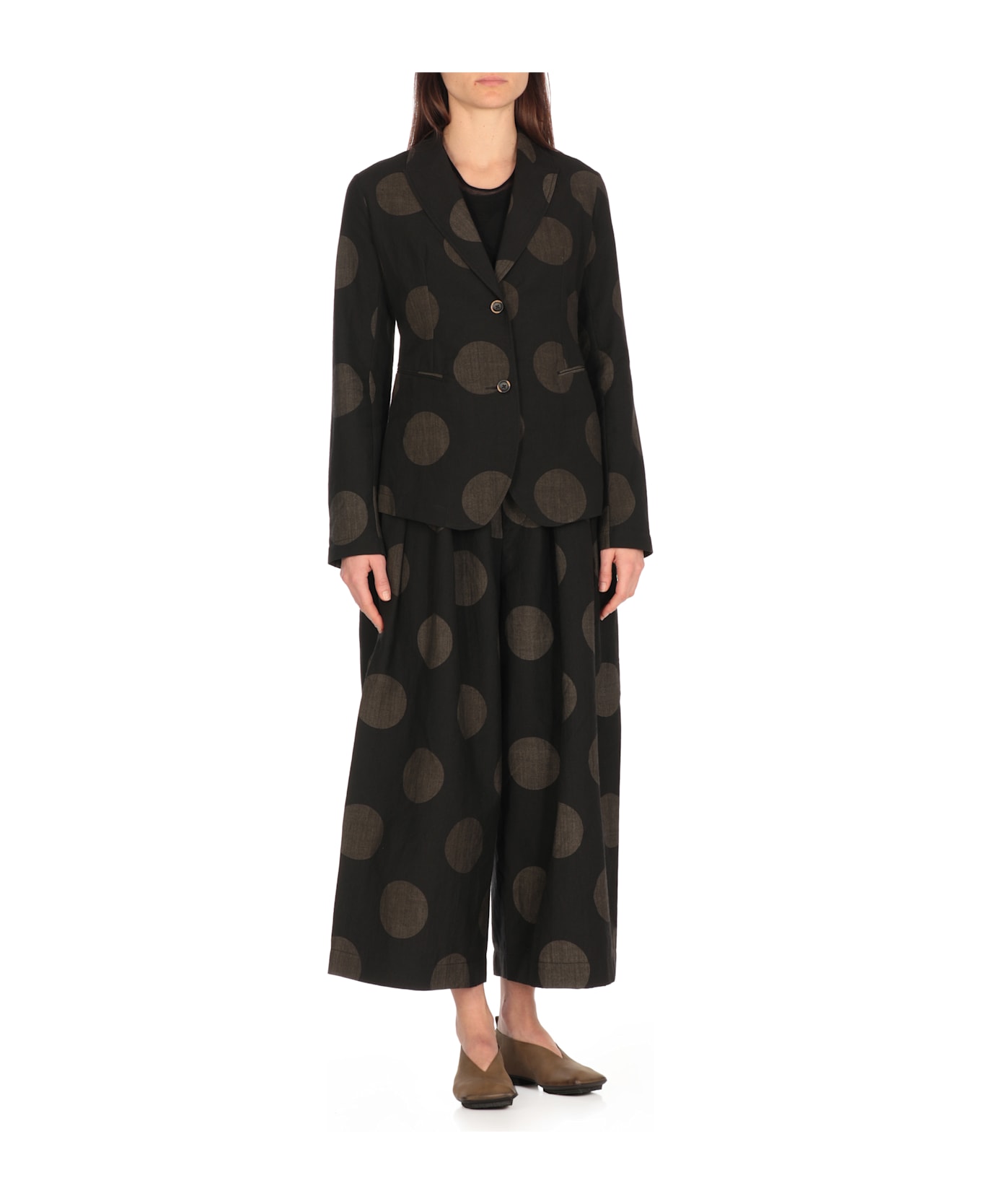 Uma Wang Kenzie Blazer - BLACK/NEUTRALS