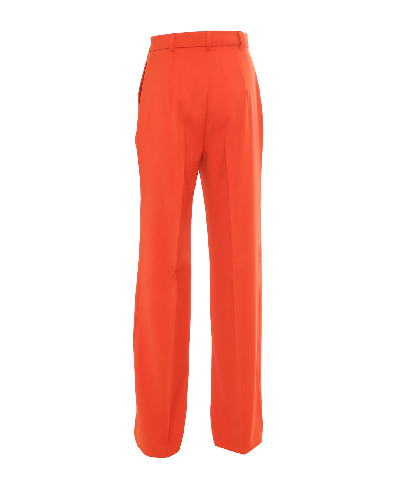 Max Mara Studio Quasar Orange Long Trouser - ORANGE