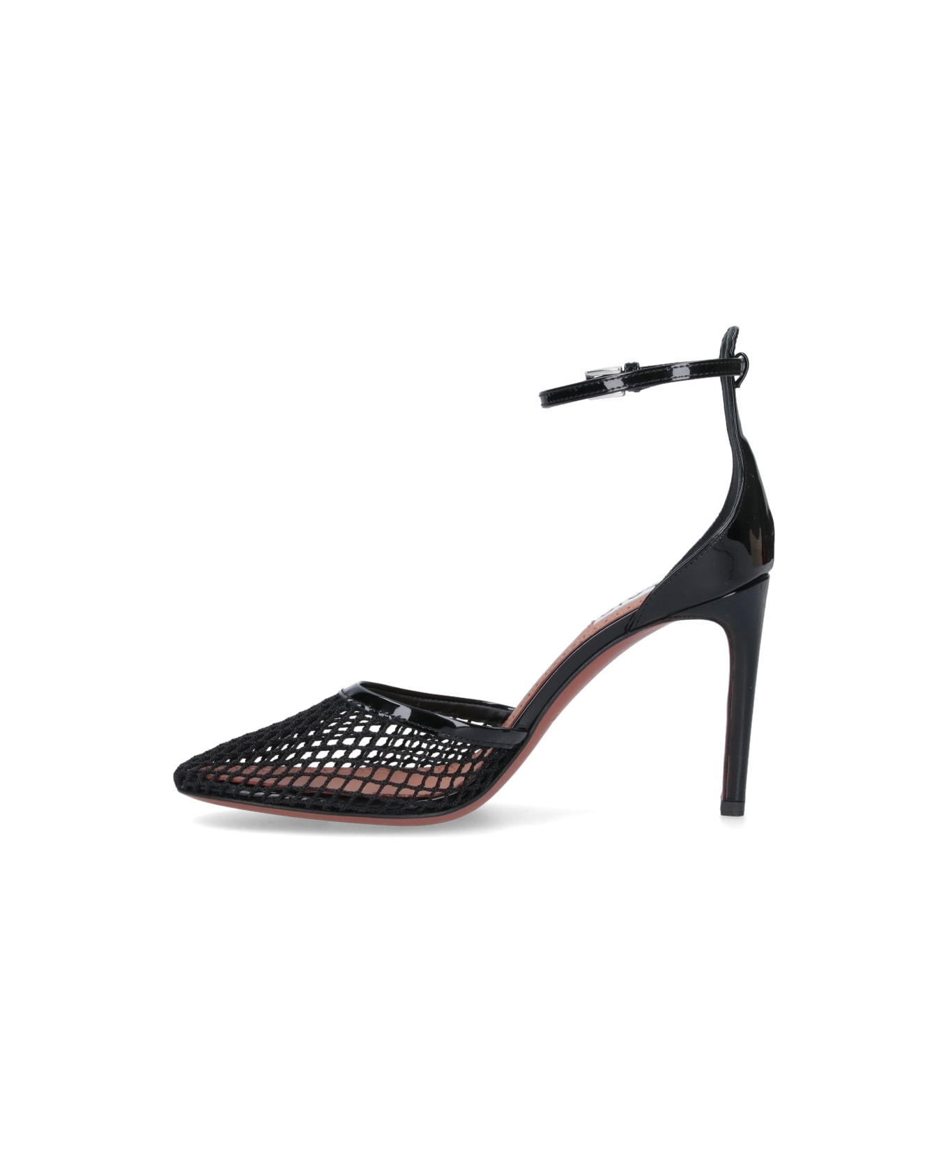 Alaia High-heel Mesh Pumps - Black  