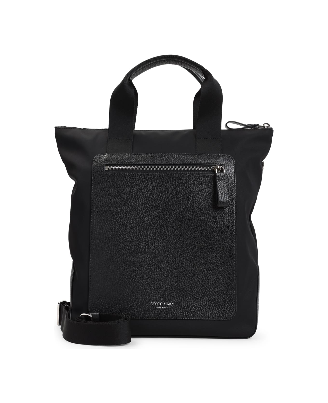 Giorgio Armani Shopping Bag - Black