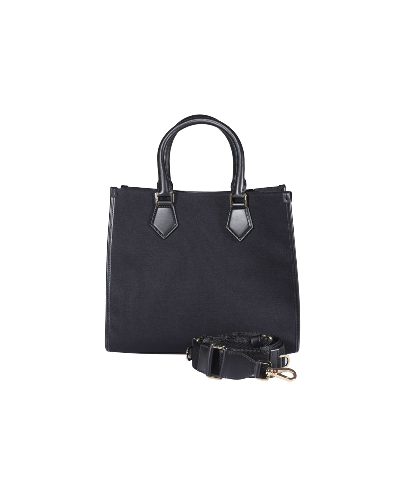 Dolce & Gabbana Dg Logo Shopping Bag - Nero