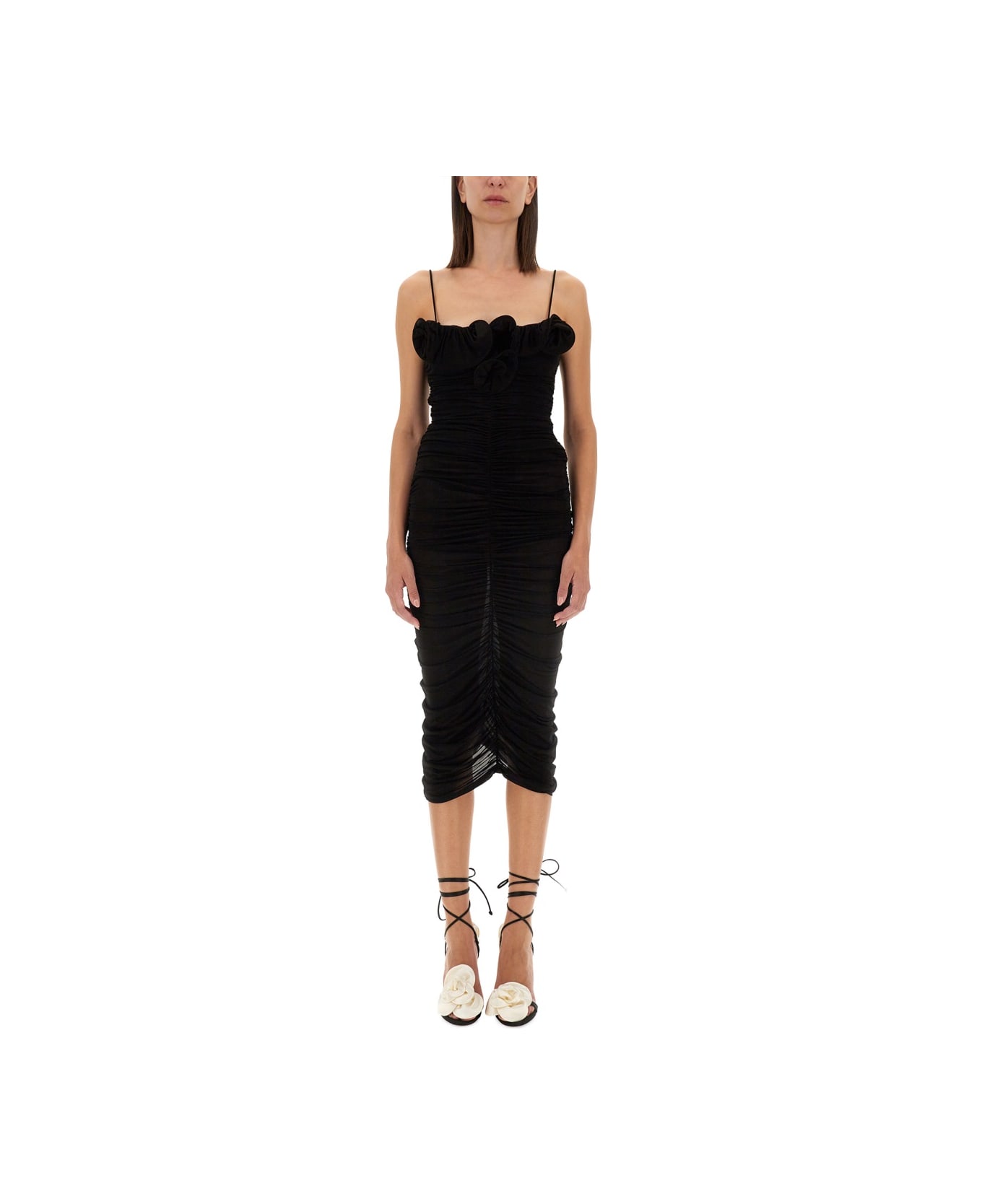 Magda Butrym Midi Dress - BLACK