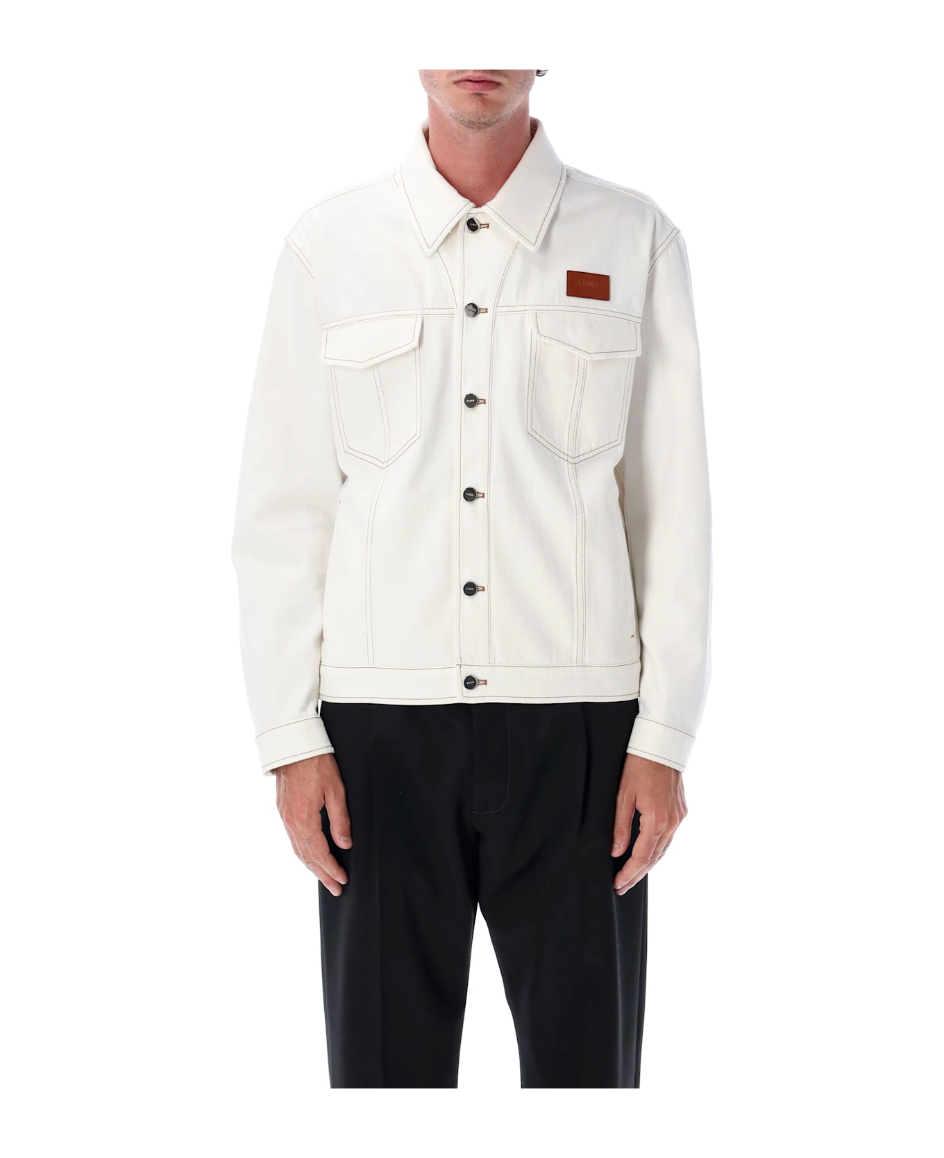 Fendi Jeans Jacket - ECRU
