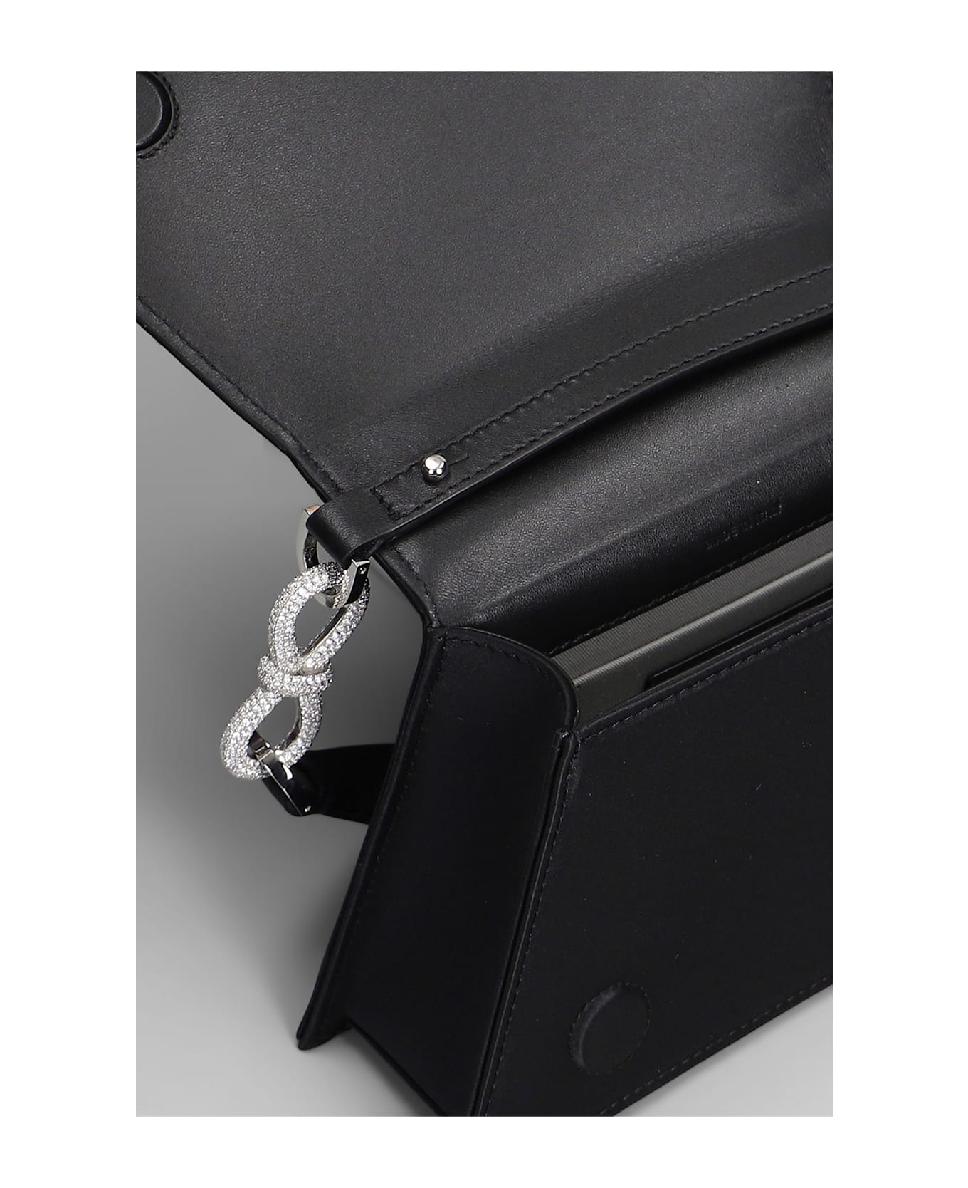 Mach 
Mach Samantha Shoulder Bag In Black Silk - black