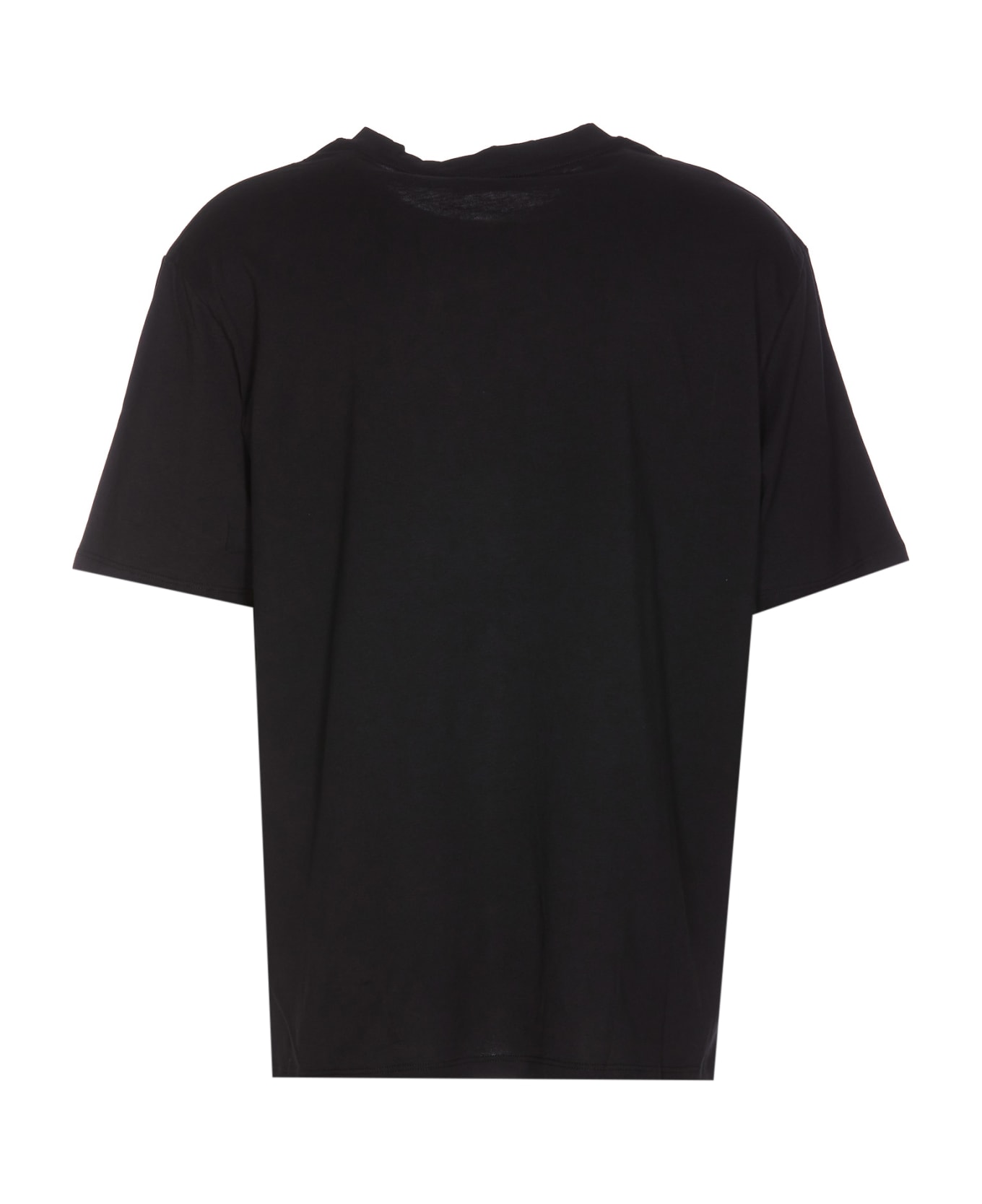 Balmain Star Print Logo T-shirt - Black