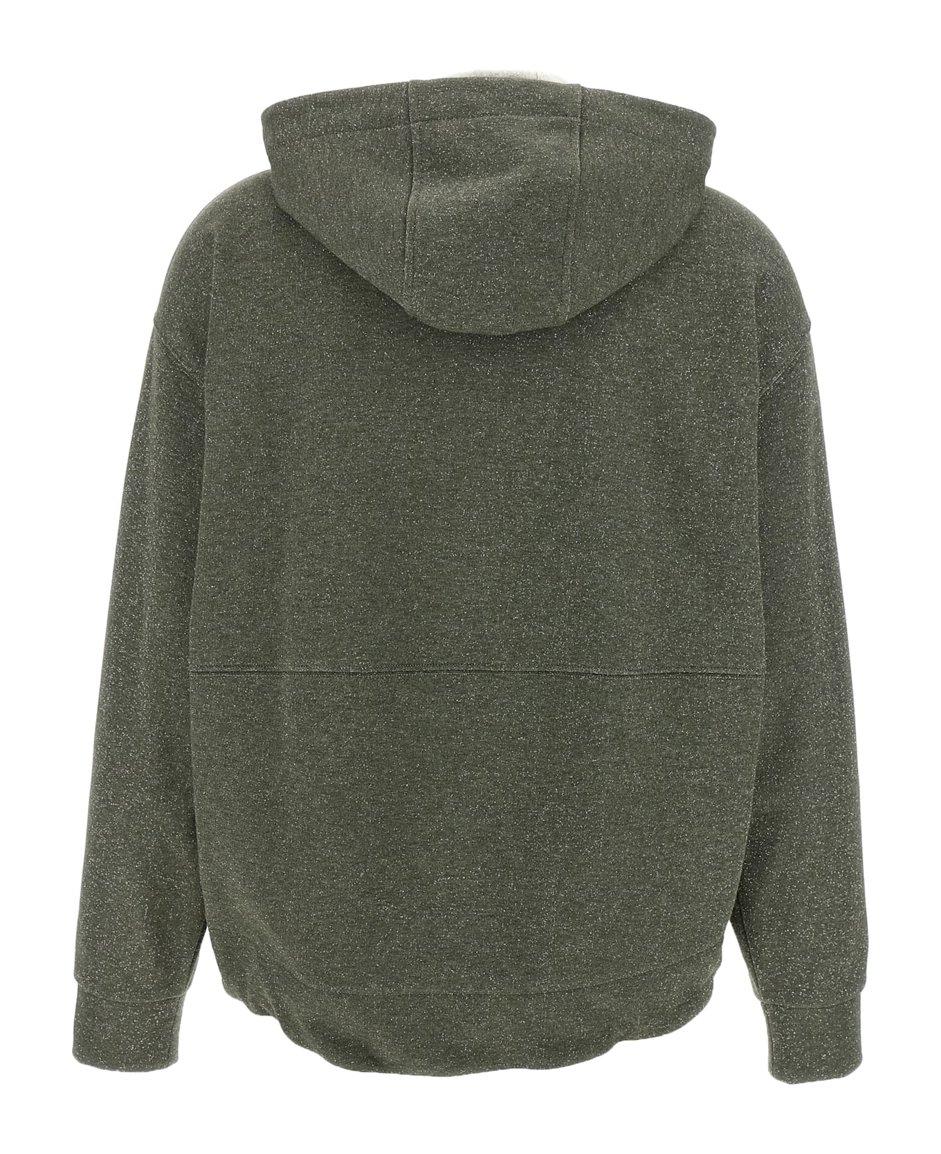 Peserico Lurex Hoodie - Green