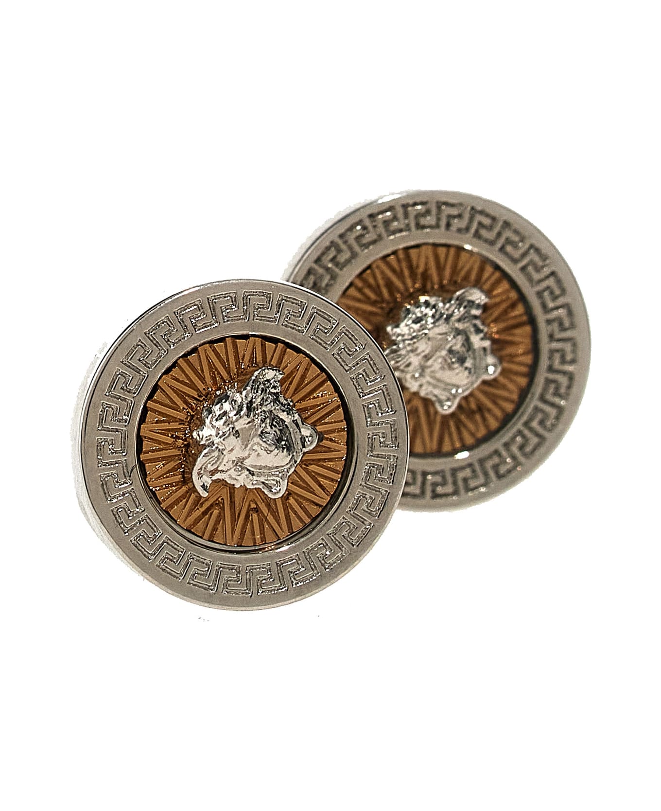 Versace 'icon' Earrings - Silver