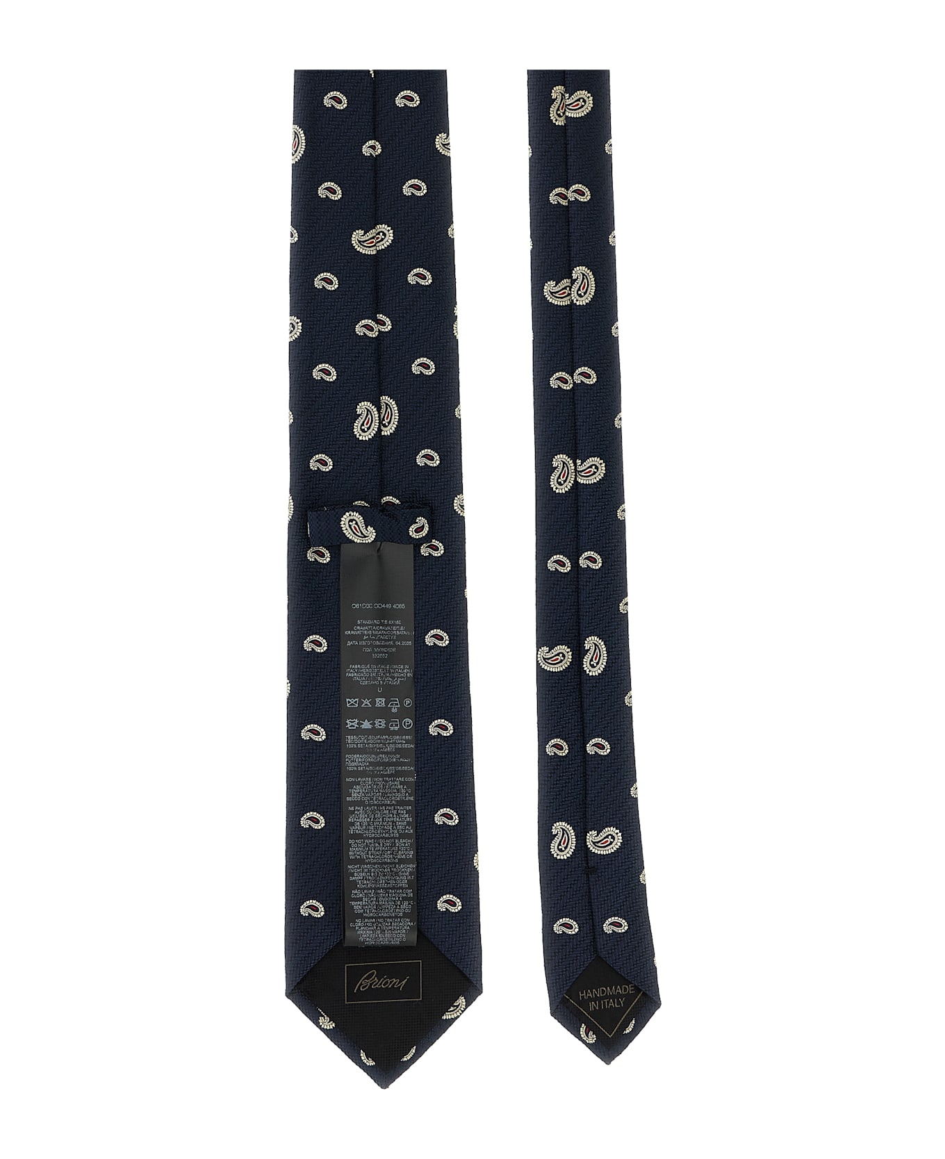 Brioni Jacquard Tie - Blue
