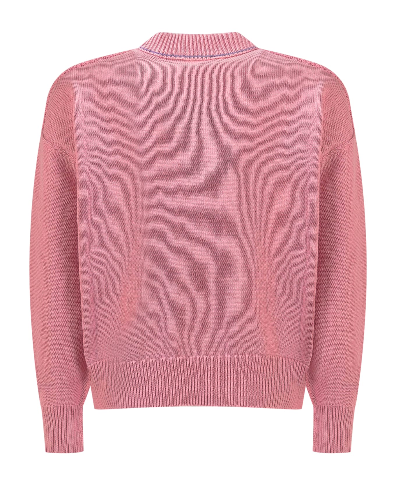 Palm Angels Logo Sweater - Rose Quart