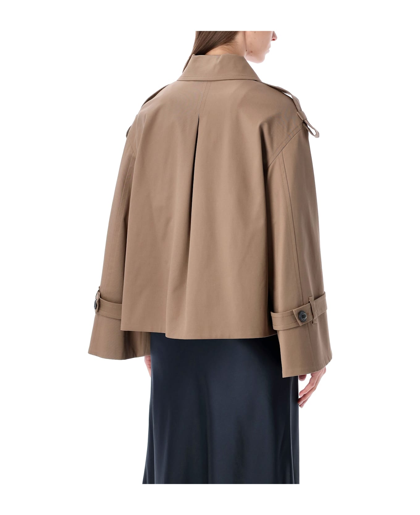 By Malene Birger Alisandra Oversized Trench Jacket - FOSSIL BEIGE