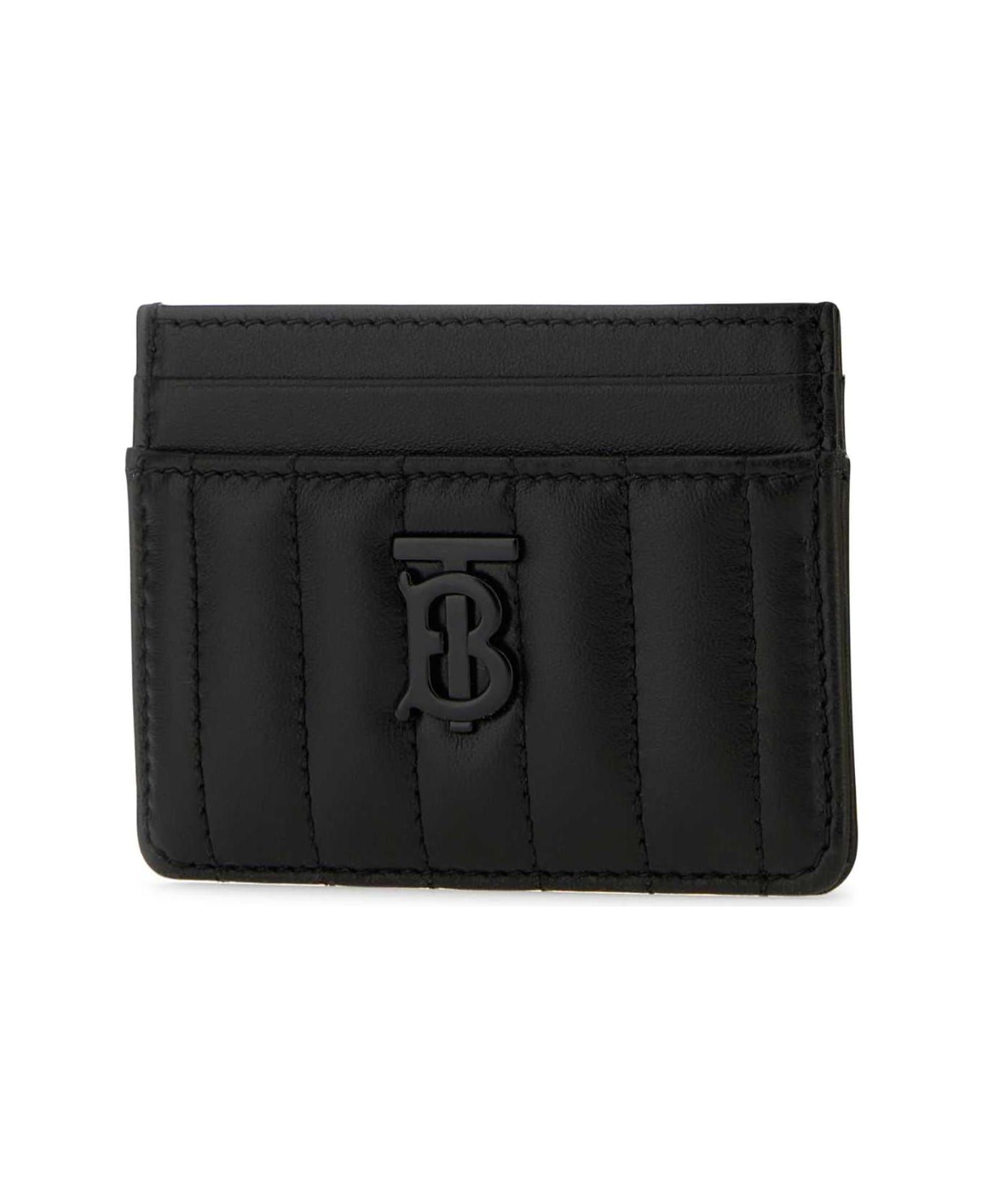 Burberry Black Leather Card Holder - BLACKBLACK