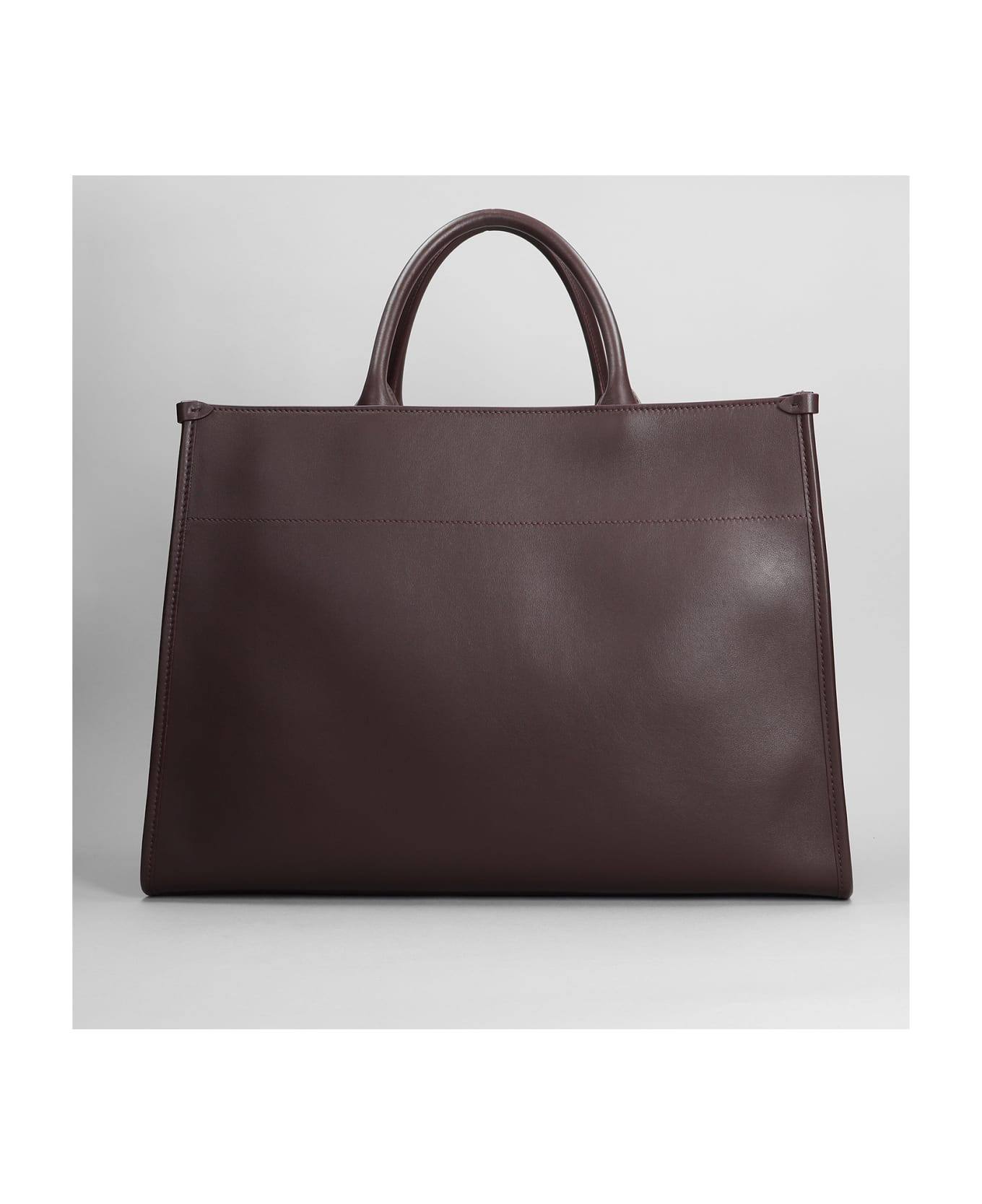 Lanvin Tote In Viola Leather - Viola トートバッグ