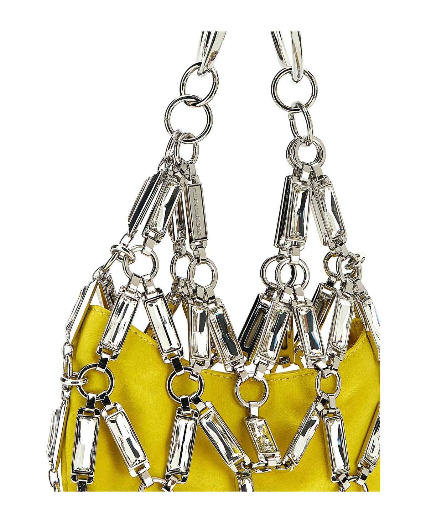 Dsquared2 'cage' Handbag - Yellow トートバッグ