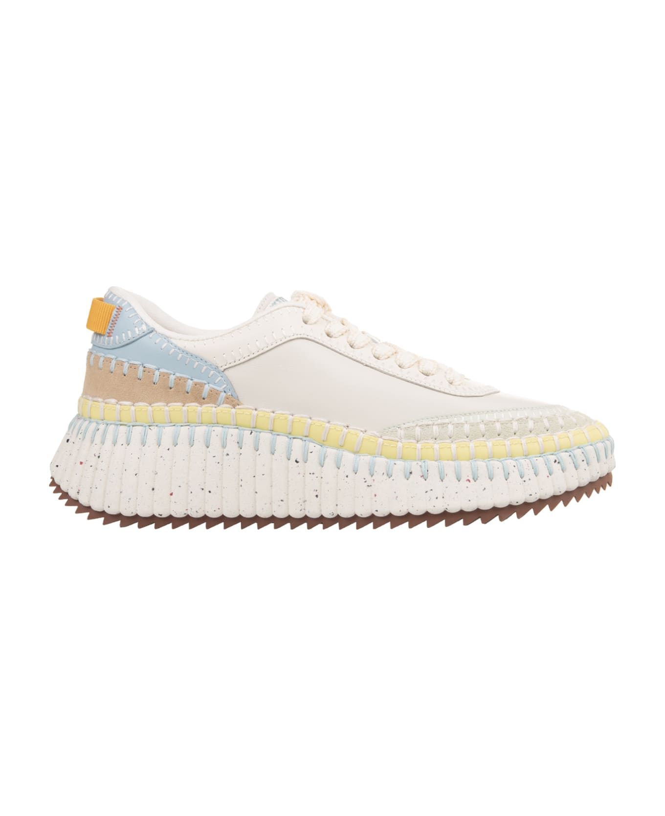 Chloé Nama Sneakers With Inserts - White