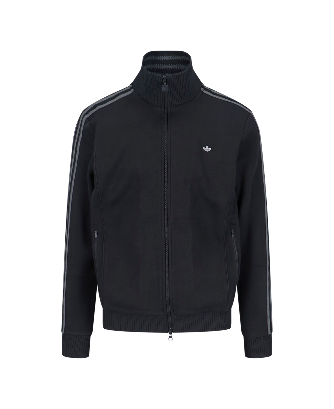 Adidas 
track Premium
 Zip Sweatshirt - BLACK