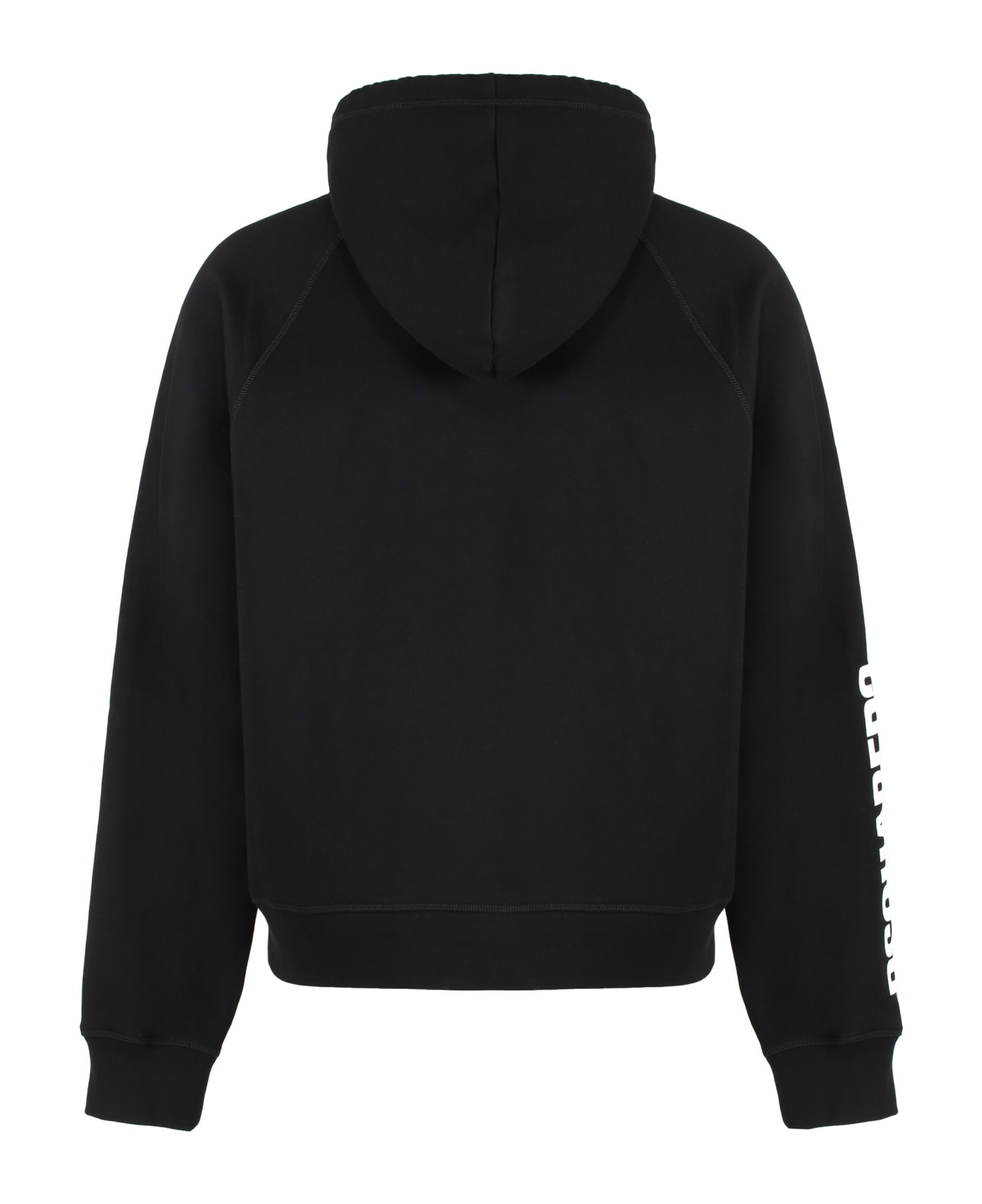 Dsquared2 Cotton Hoodie - black