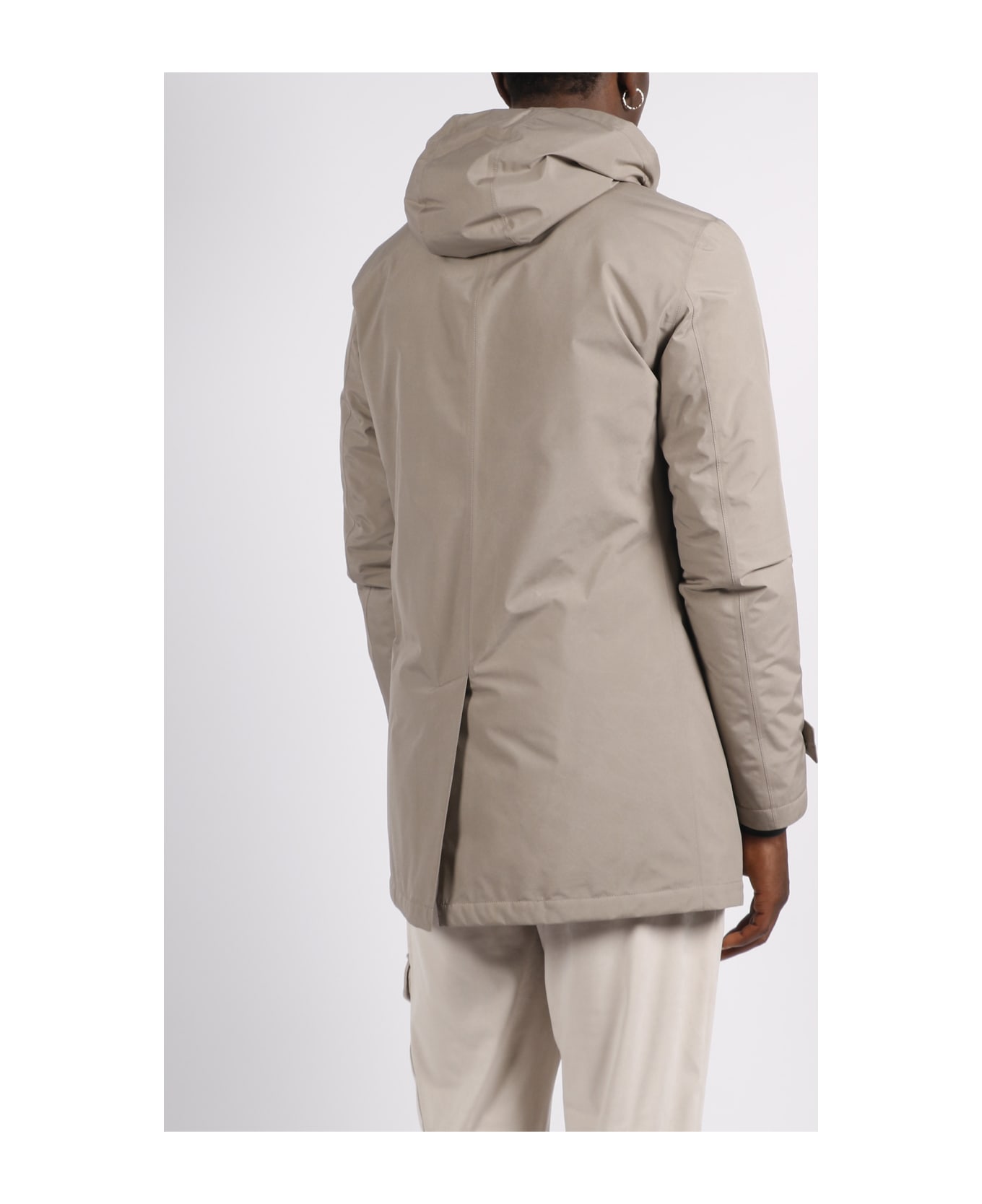 Herno Jacket In Technical Fabric - Nude & Neutrals