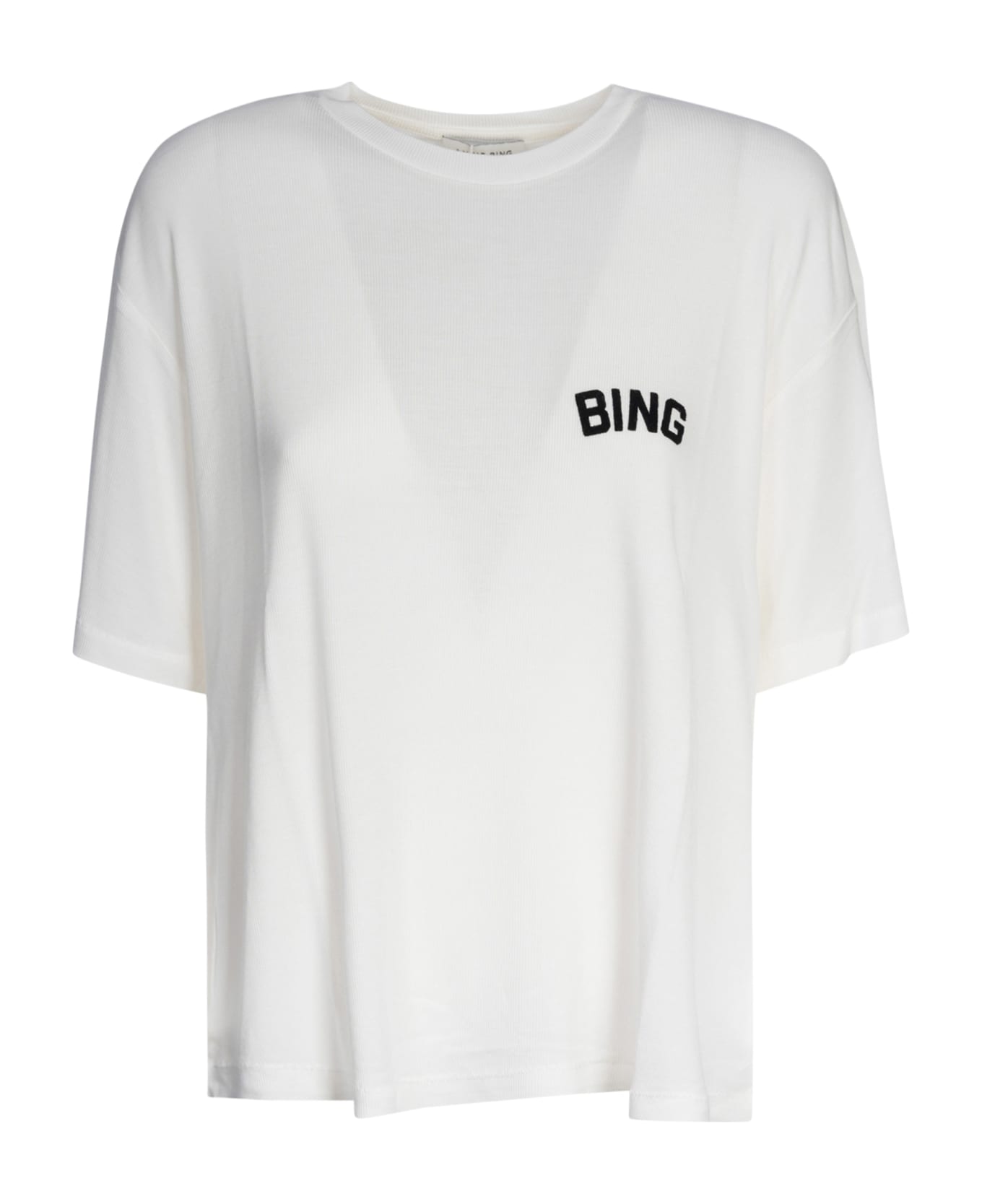 Anine Bing Ivory T-shirt - Ivory