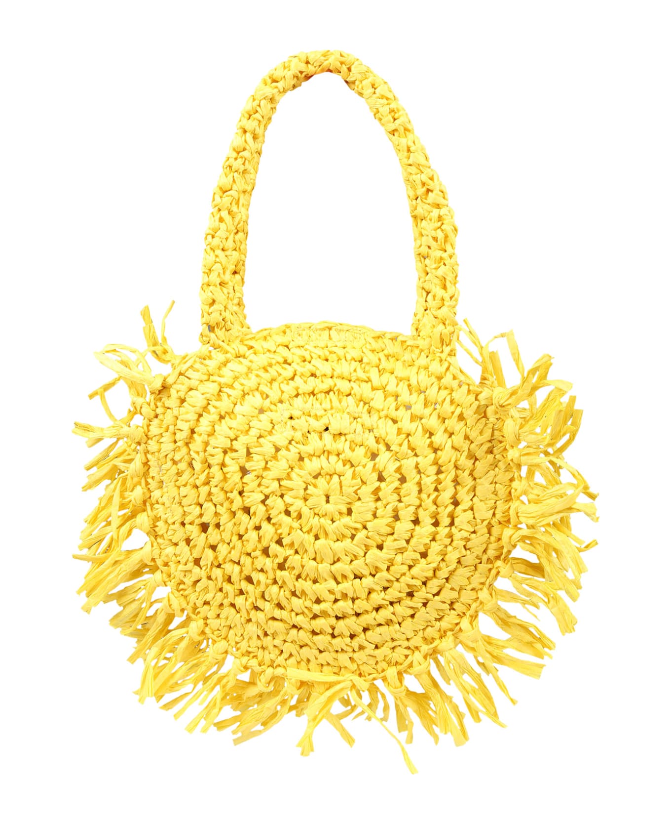 Stella McCartney Yellow Casual Bag For Girl With Sun Shape - Giallo